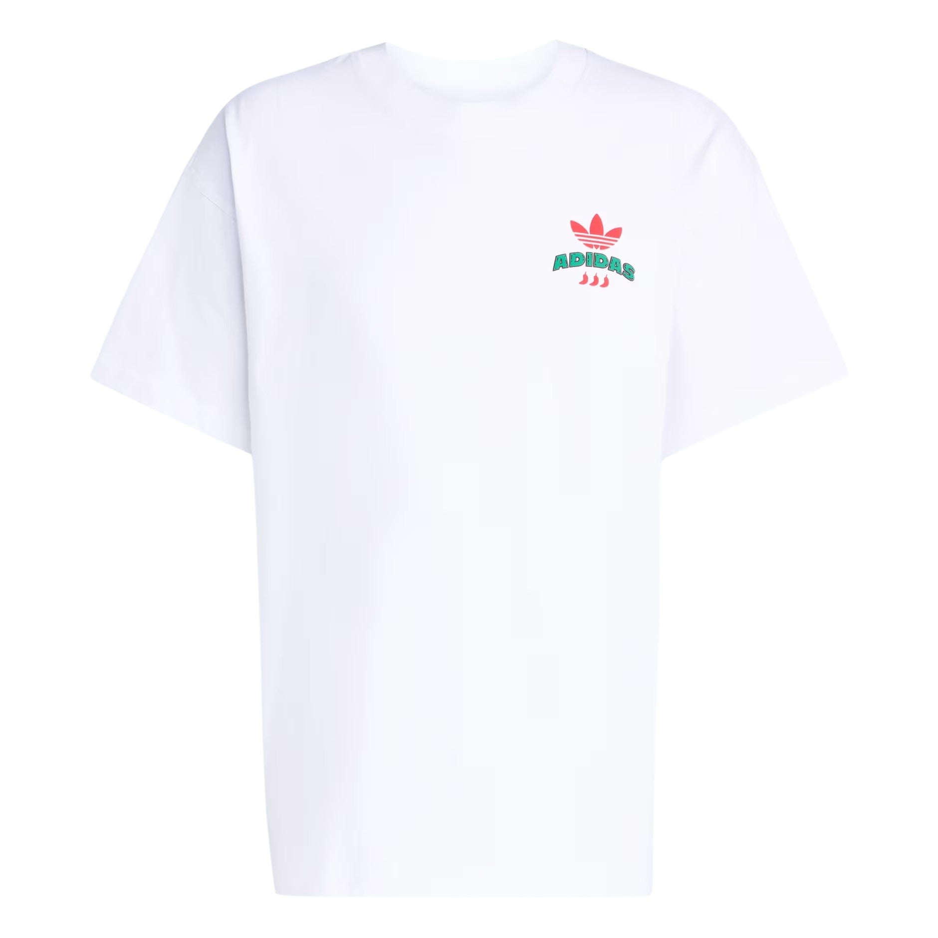 adidas Originals Chilli Graphic Crew Neck T Shirt - White