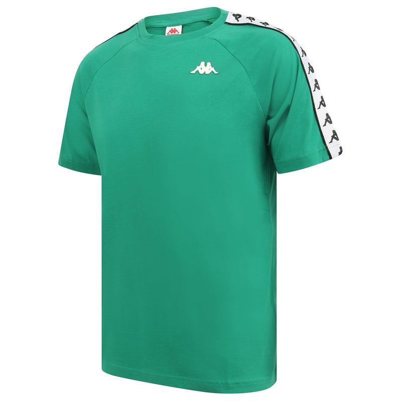 Kappa 222 Banda Coen Auth T Shirt - Green - ViaductClothing -  -  