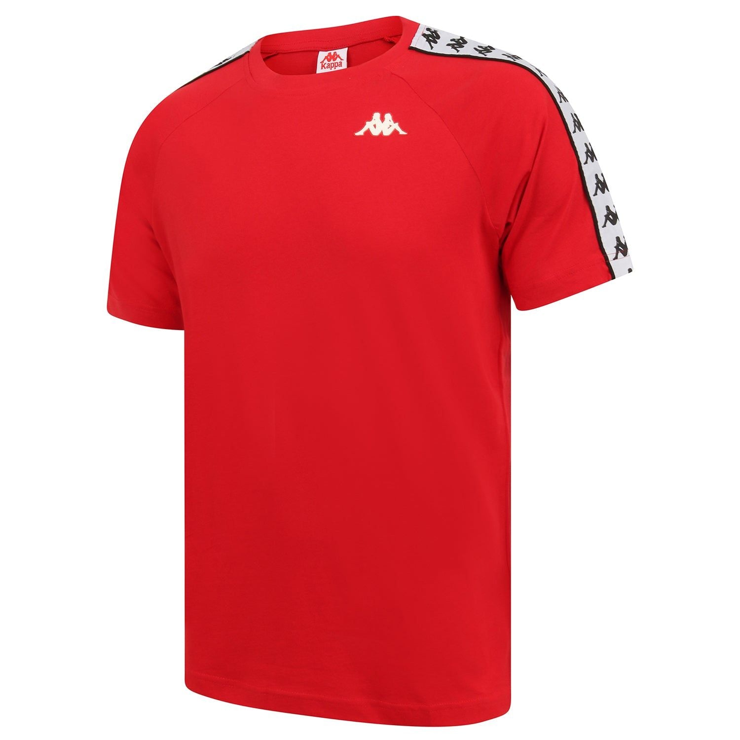Kappa 222 Banda Coen Auth T Shirt - Red - ViaductClothing -  -  