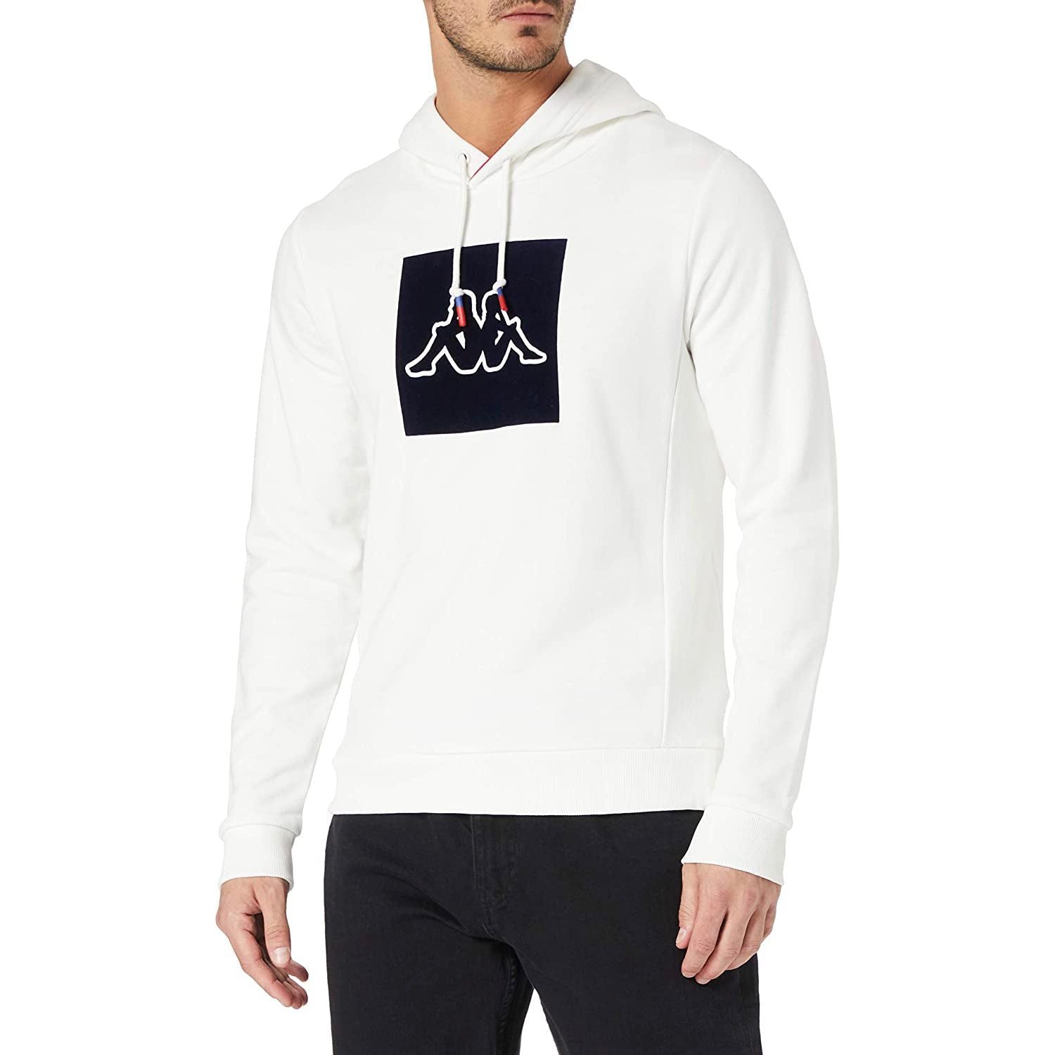 Kappa Igrazzi Logo Hoodie - White - ViaductClothing -  -  