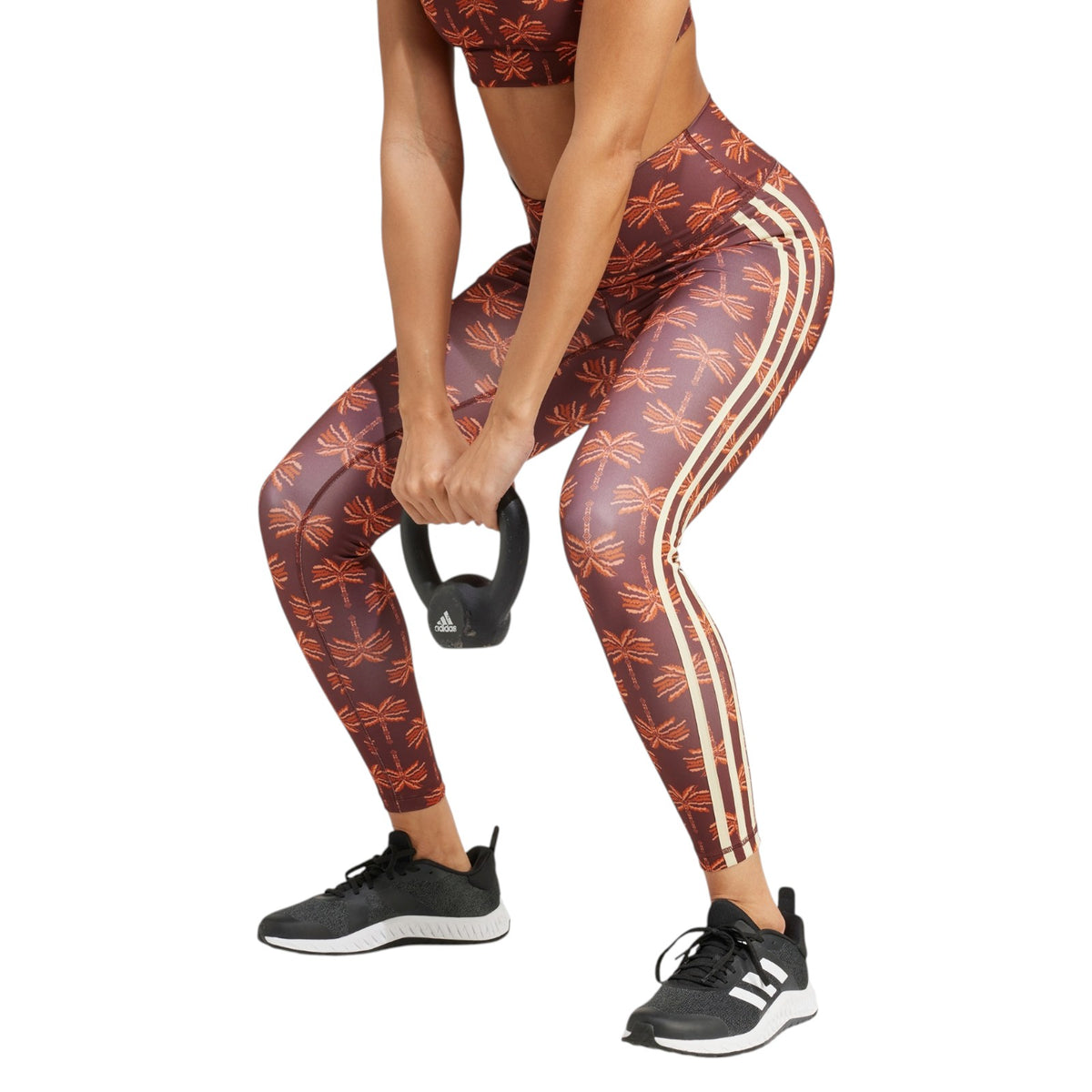 adidas x FARM Women's Rio 7/8 Leggings - Brown