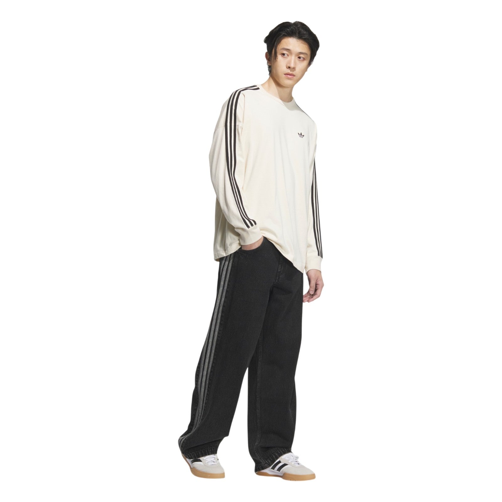 adidas Originals Men's Long-Sleeve T-Shirt - Wonder White