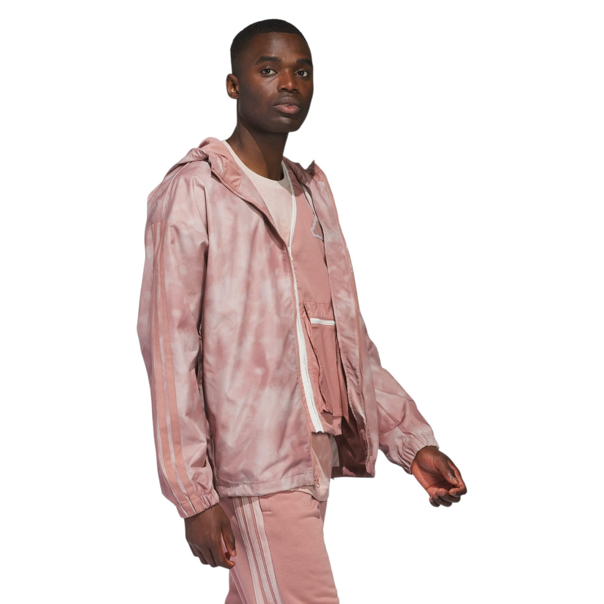 adidas Men's Essentials Woven Jacket - Warm Clay / Wonder Taupe