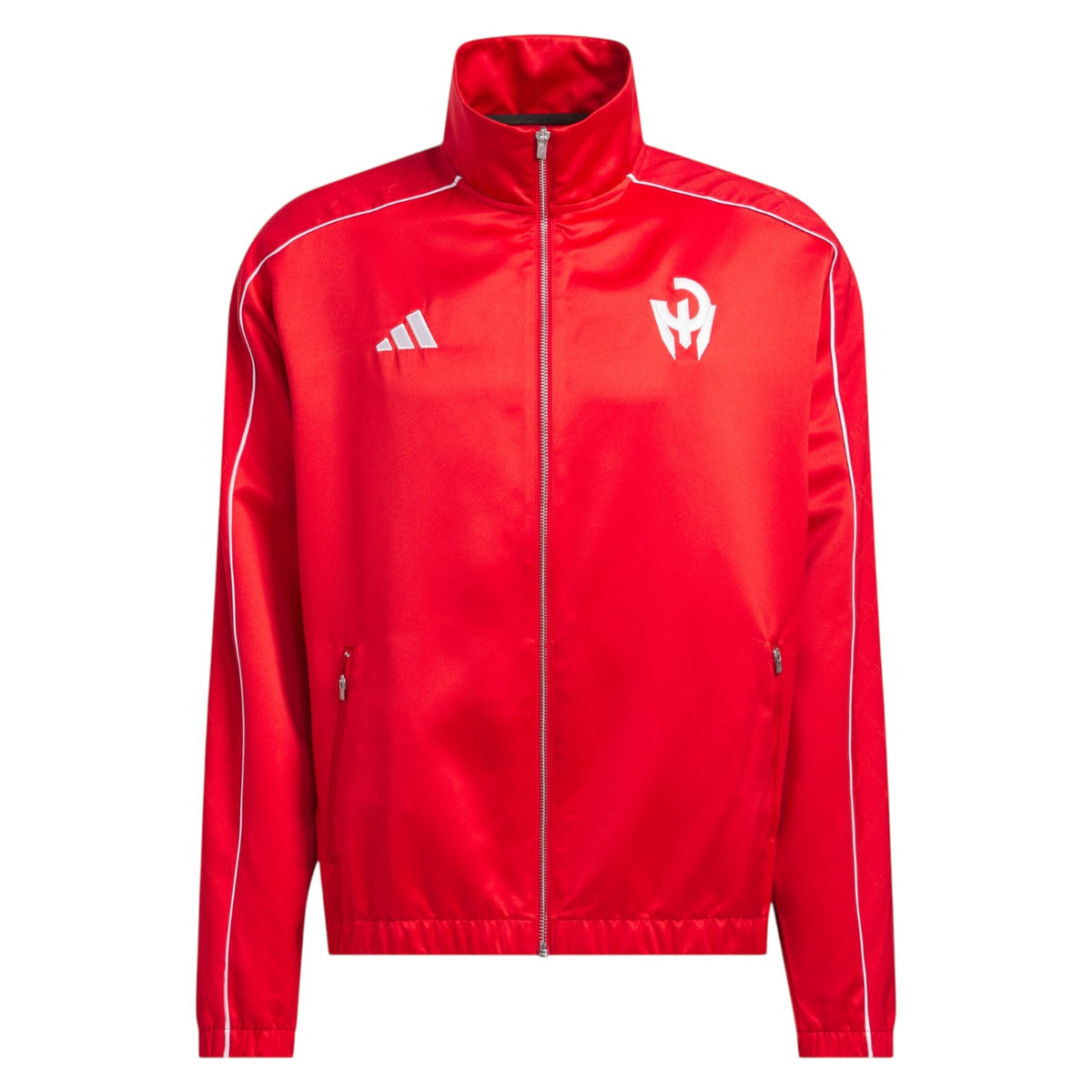 adidas Patrick Mahomes Satin Track Top - Red
