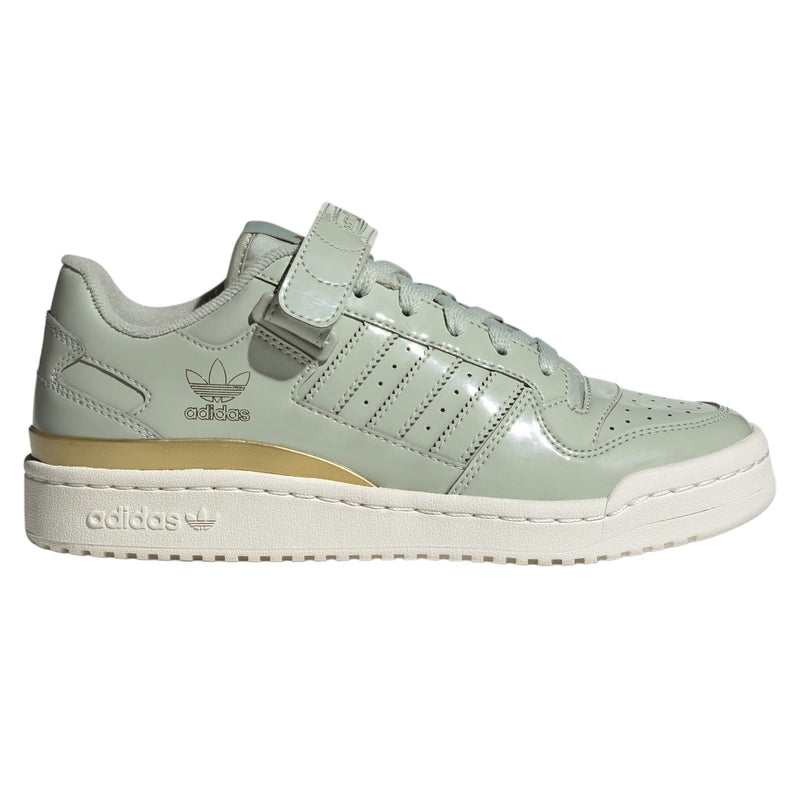 adidas Originals Womens Forum Low Shoes - Halo Green / Matte Gold - ViaductClothing -  -  