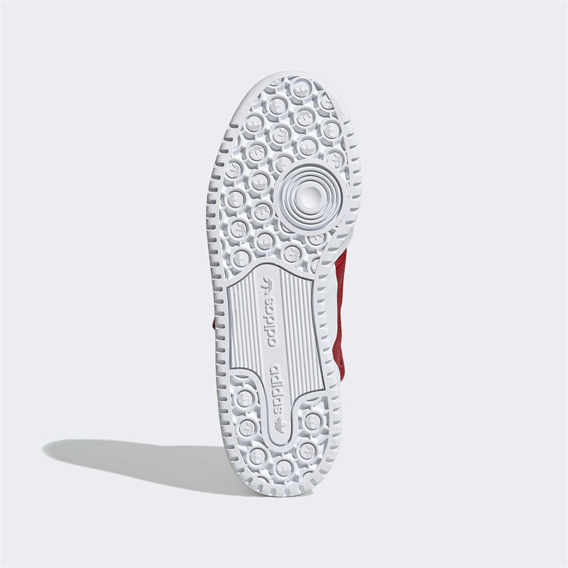 adidas Originals Womens Forum Mid Shoes - Vivid Red / Cloud White / Matte Gold - ViaductClothing -  -  