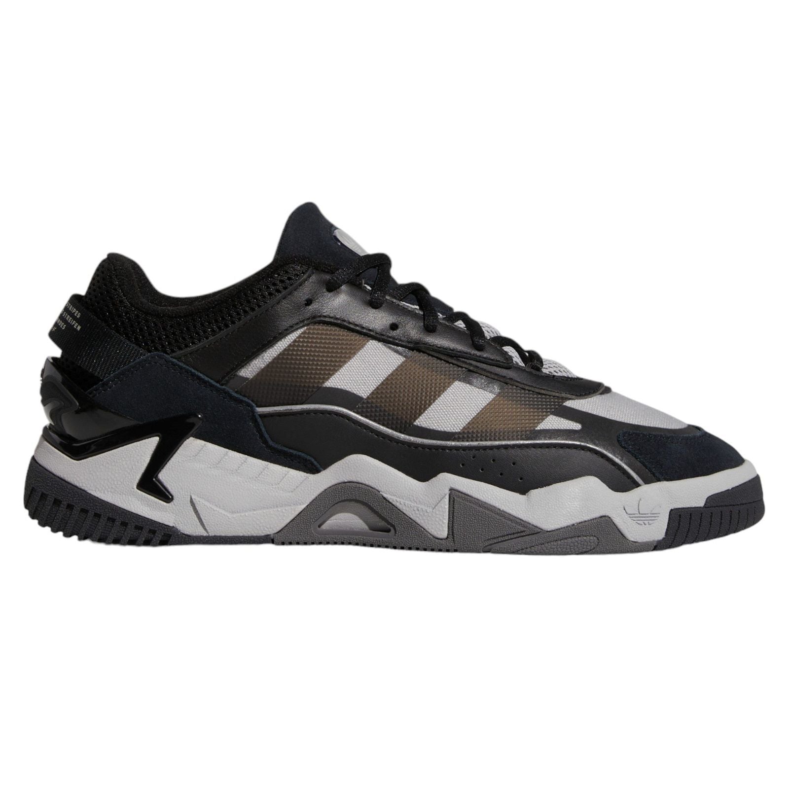 adidas Originals Niteball 2.0 Shoes - Core Black / Mgh Solid Grey - ViaductClothing -  -  