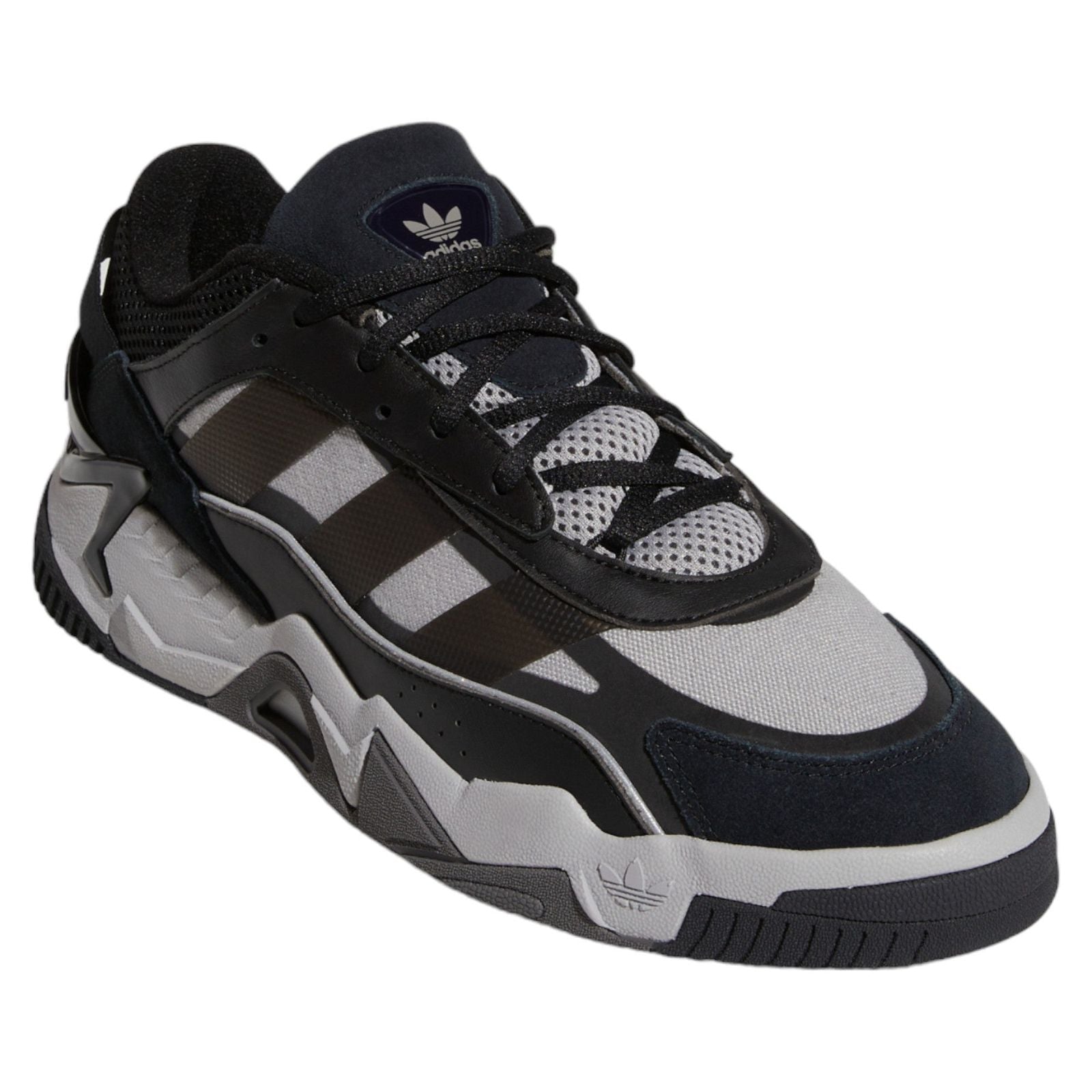 adidas Originals Niteball 2.0 Shoes - Core Black / Mgh Solid Grey - ViaductClothing -  -  