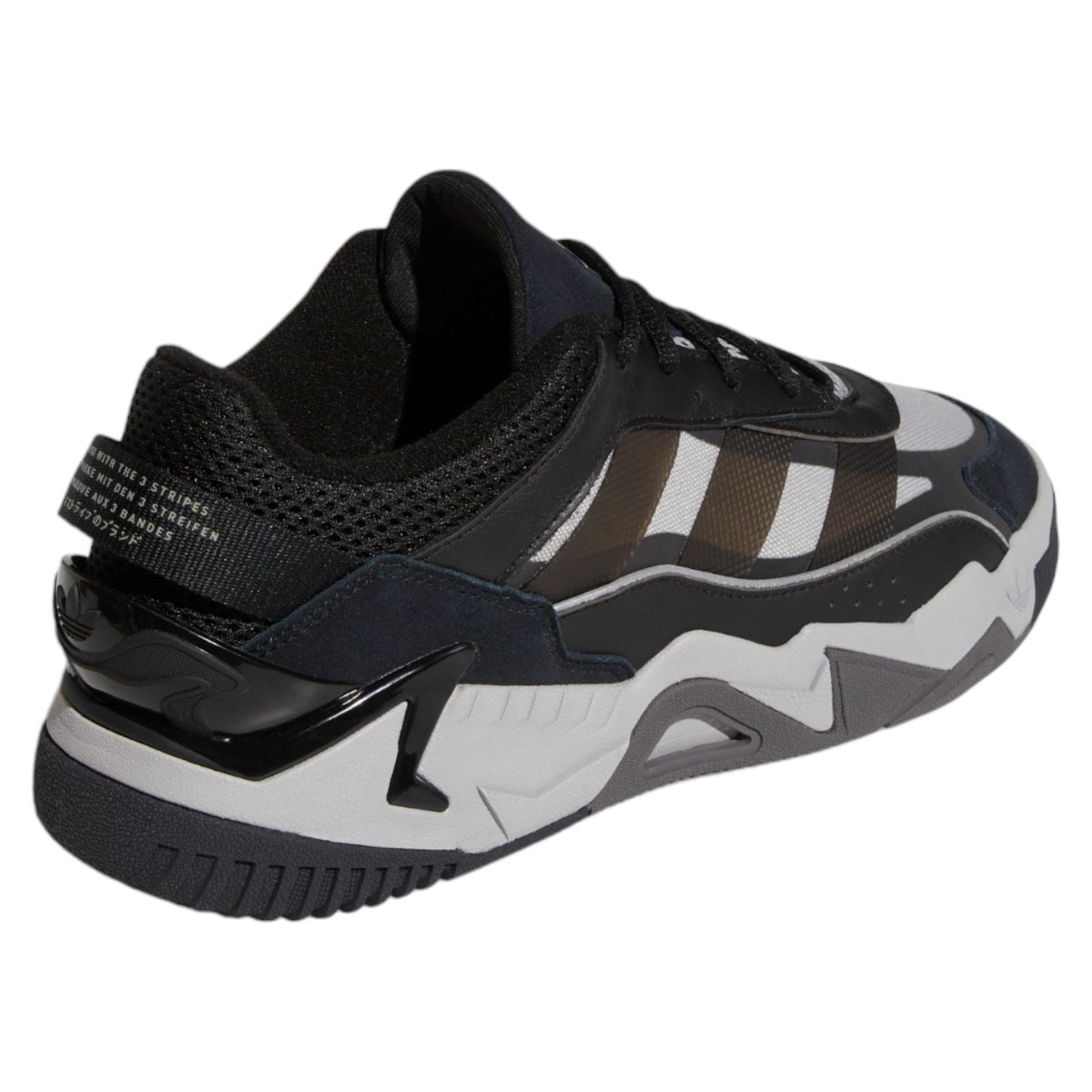 adidas Originals Niteball 2.0 Shoes - Core Black / Mgh Solid Grey - ViaductClothing -  -  