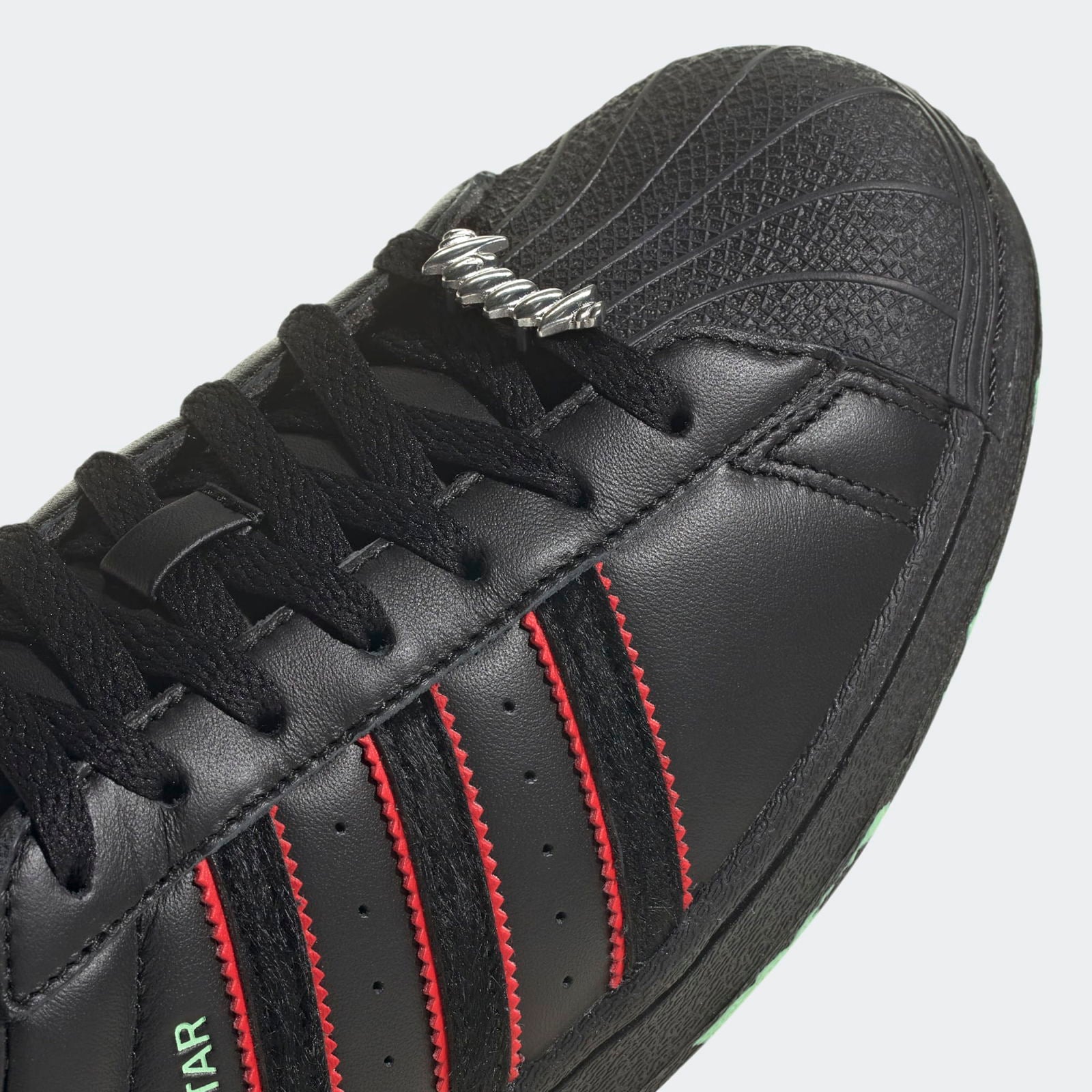 adidas Originals Unisex Superstar Monster Pack Haloween Shoes - Black/Mint - ViaductClothing -  -  
