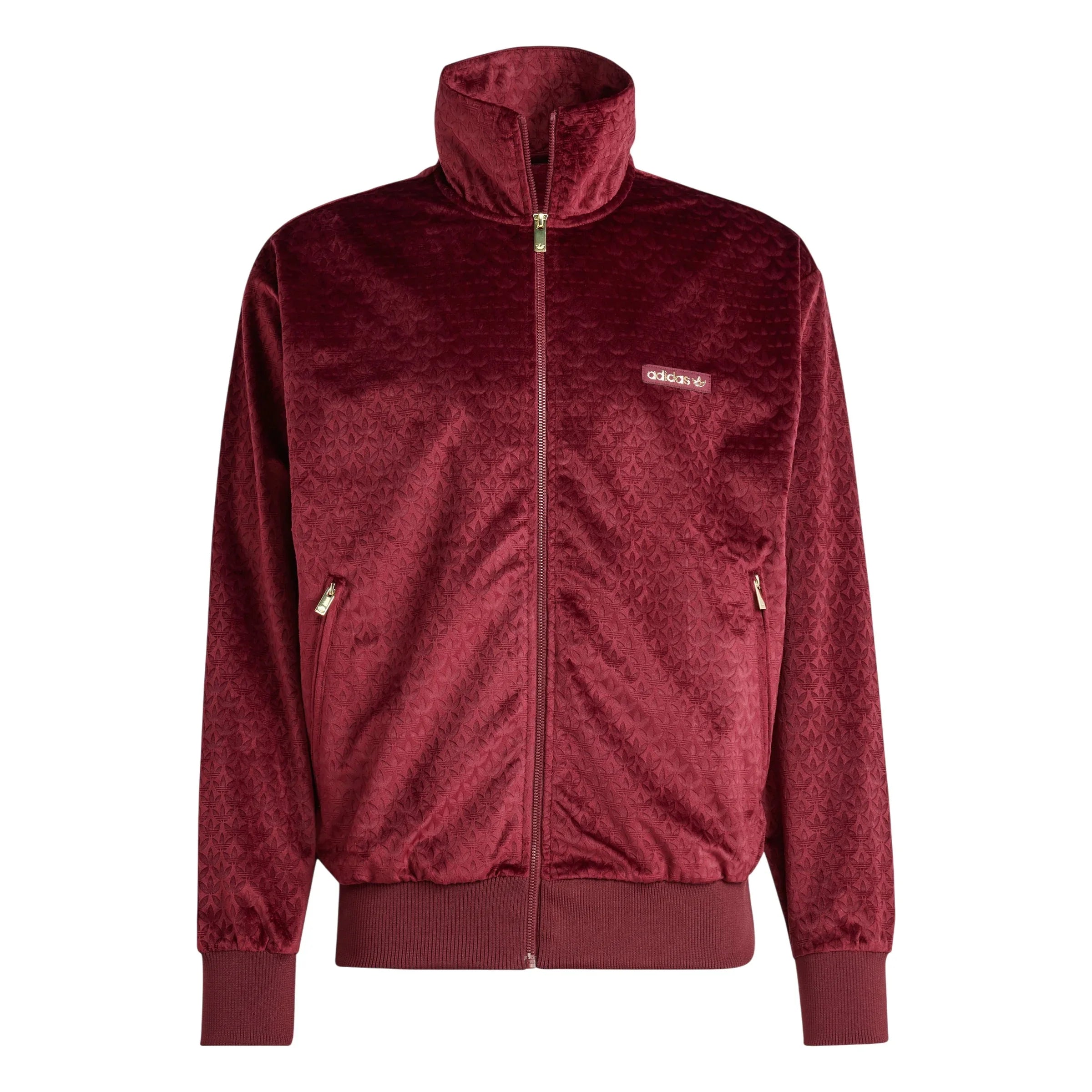 adidas Originals Monogram Track Top - Burgundy - ViaductClothing
