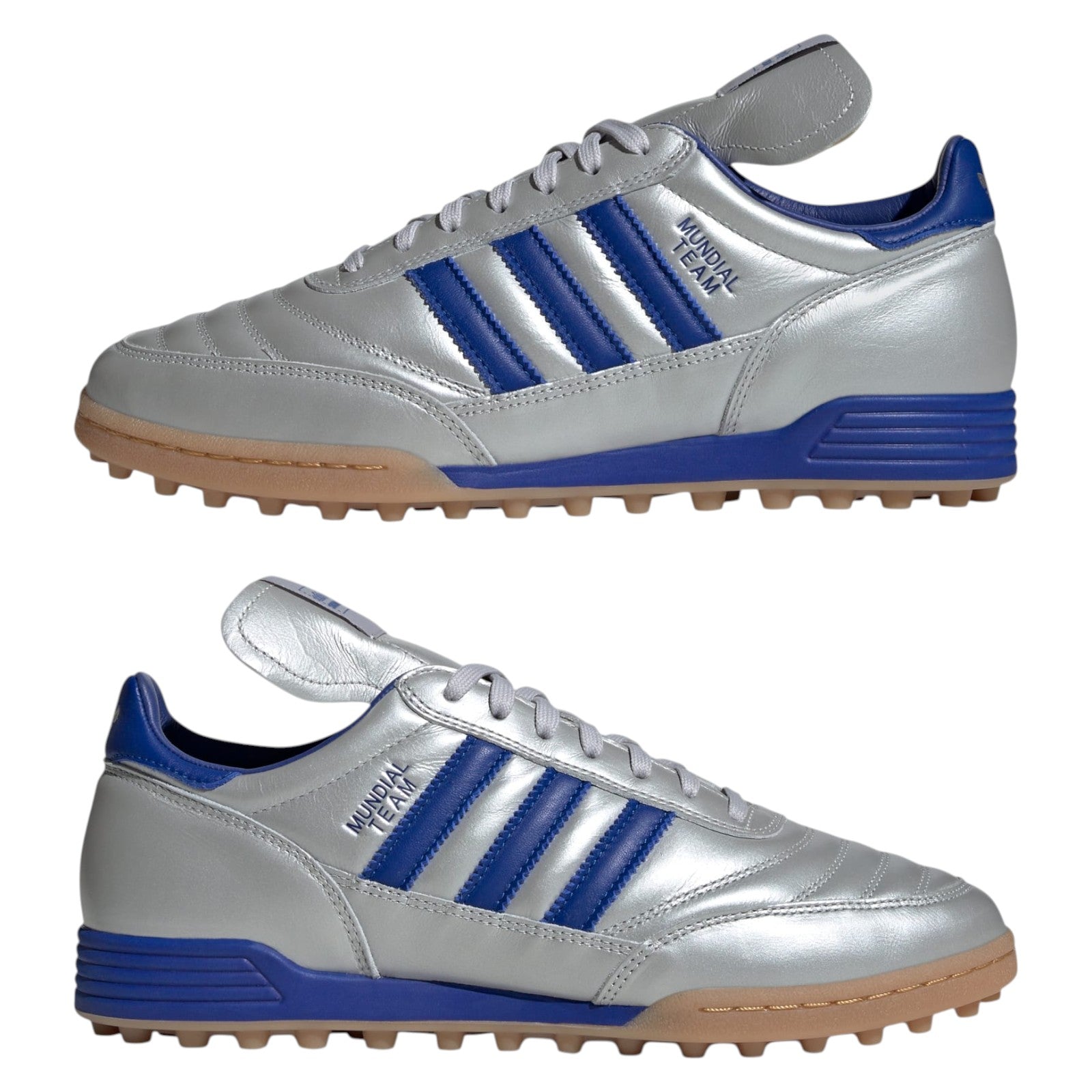 adidas Originals Mundial Team Turf Football Trainers - Silver Metallic