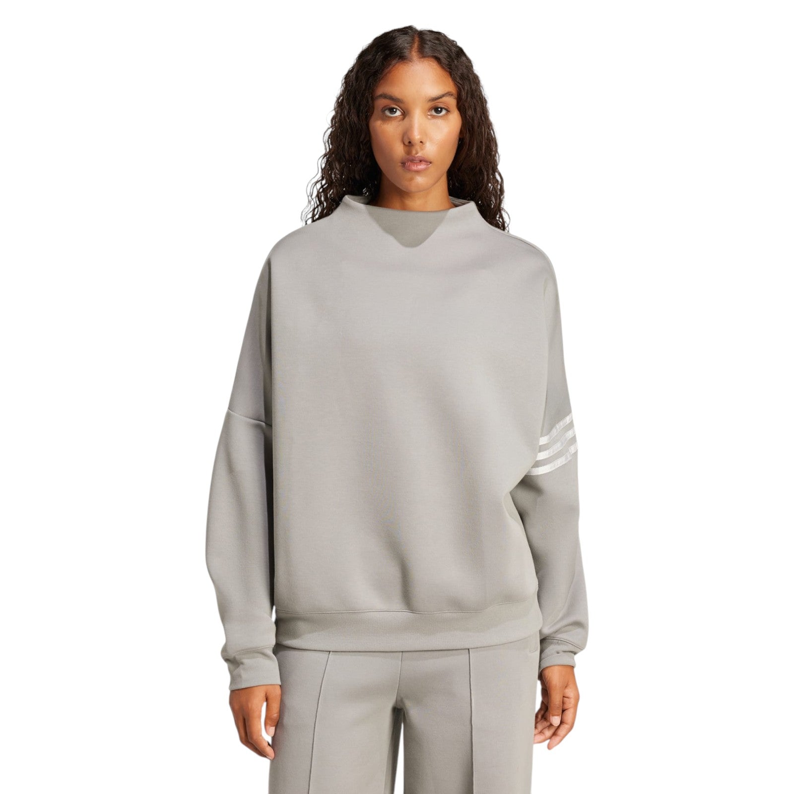 adidas Originals Women's Neuclassics Oversized Sweatshirt - Grey