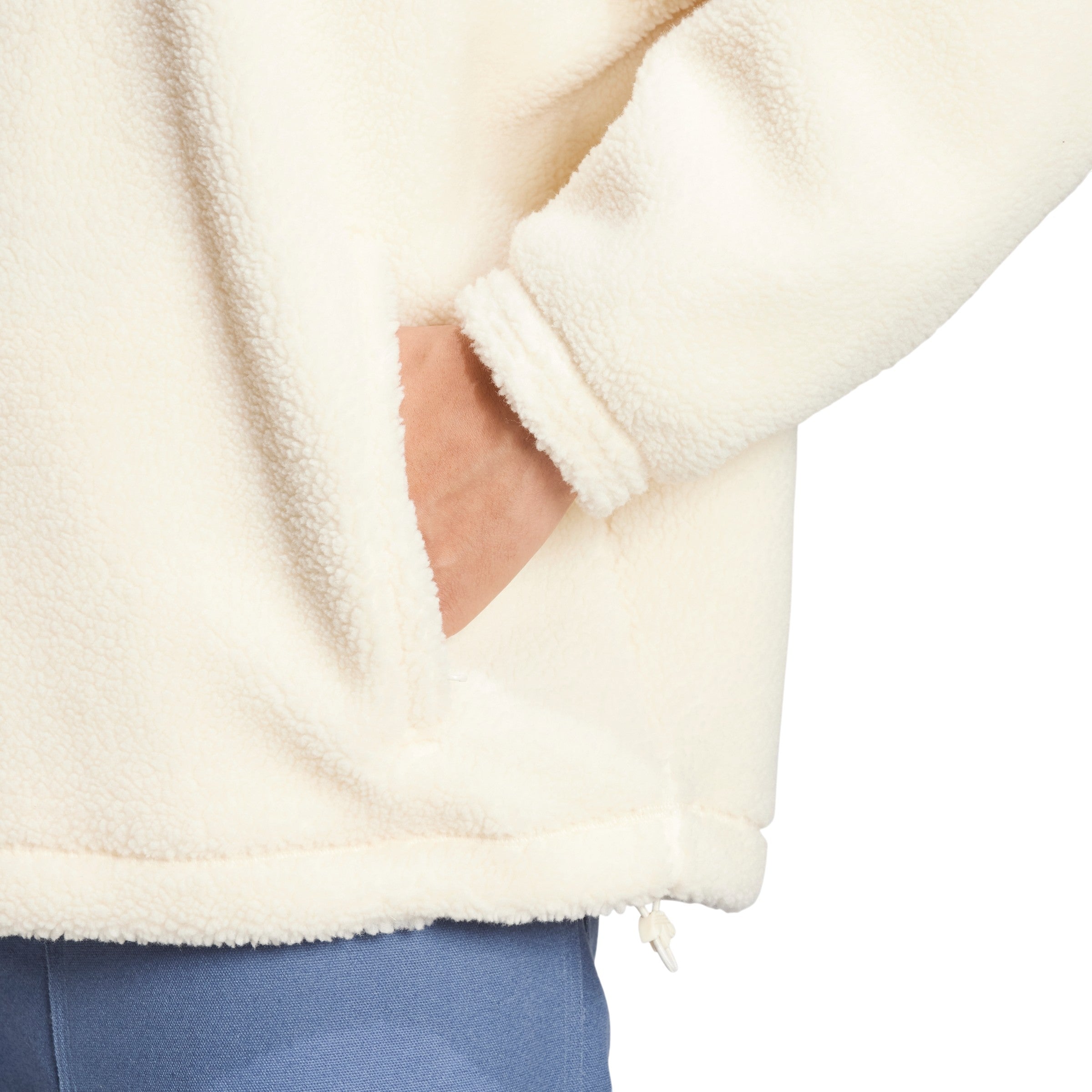 adidas Originals Neuclassics Polar Fleece 1/2 Zip Sweatshirt - White