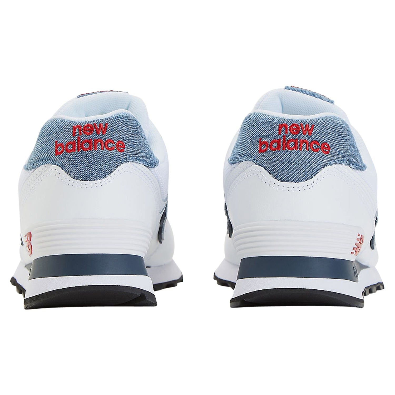 New Balance 574 Lifestyle Denim Shoes - White - ViaductClothing -  -  