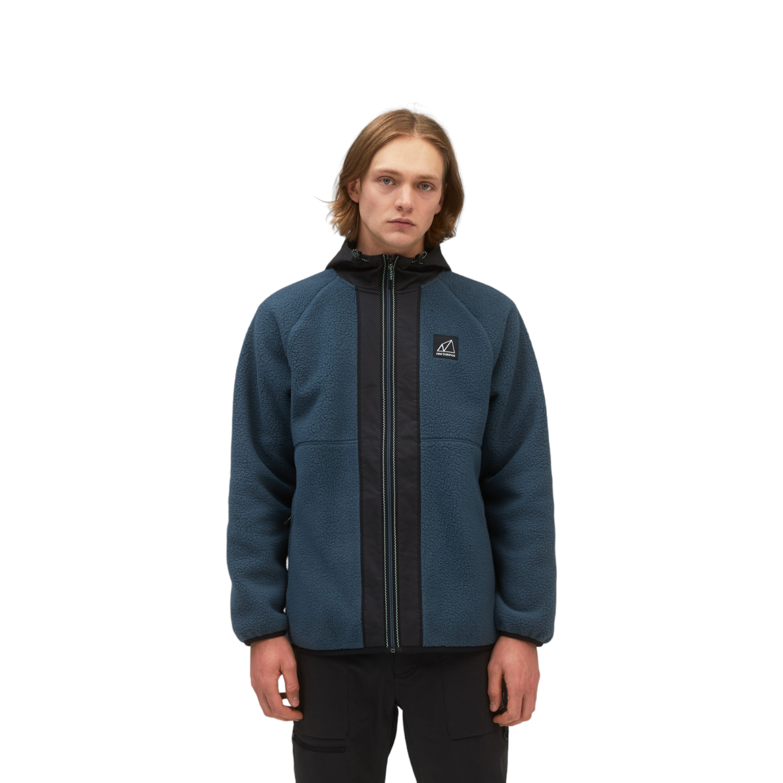 New Balance All Terrain High Pile Hybrid Sherpa Jacket - Blue - ViaductClothing -  -  