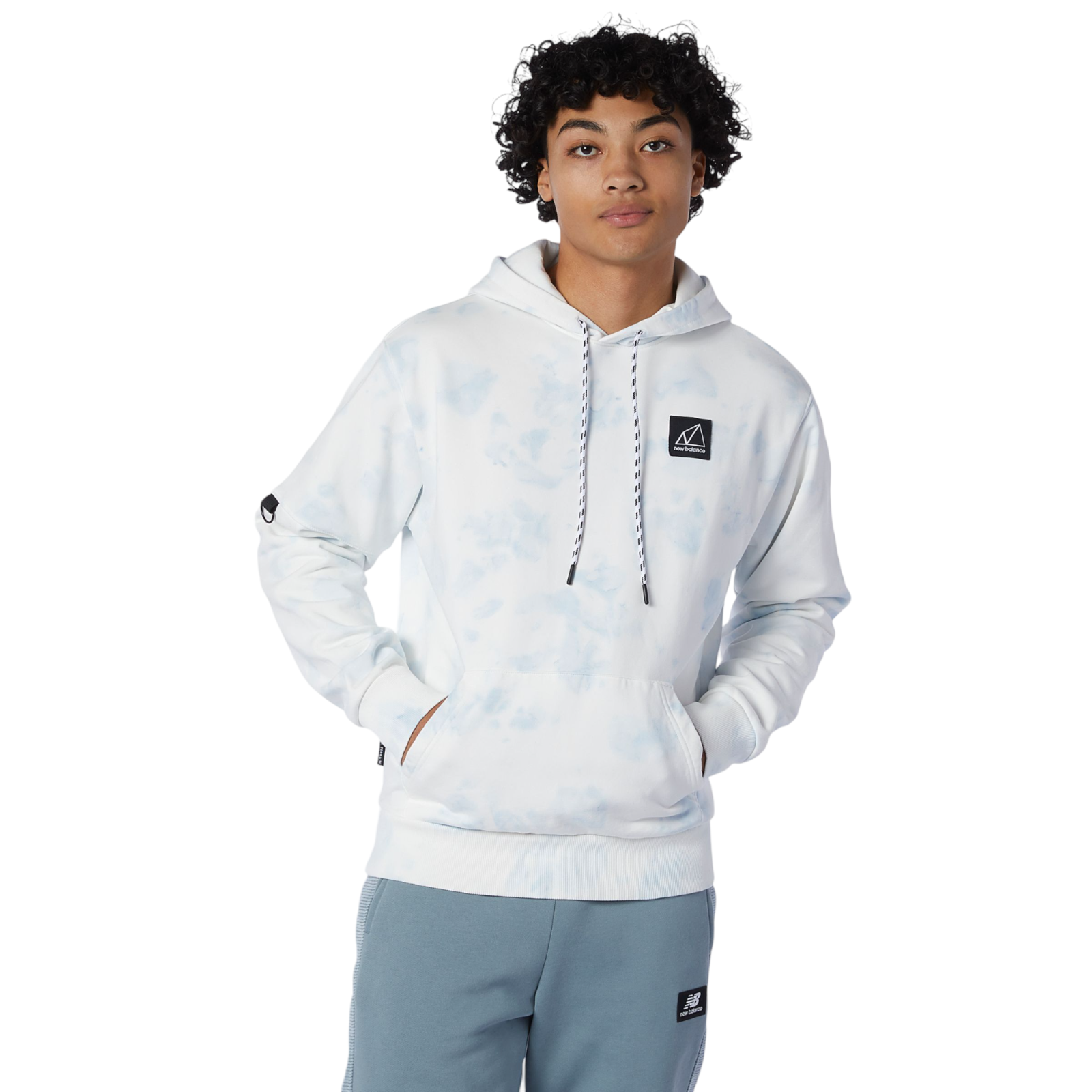 New Balance All Terrain Tie Dye Hoodie - White - ViaductClothing -  -  