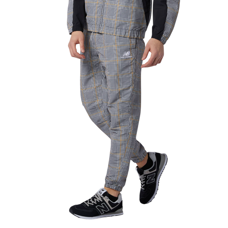 New Balance Athletics Higher Learning Plaid Print Wind Pant AOP Pants ViaductClothing