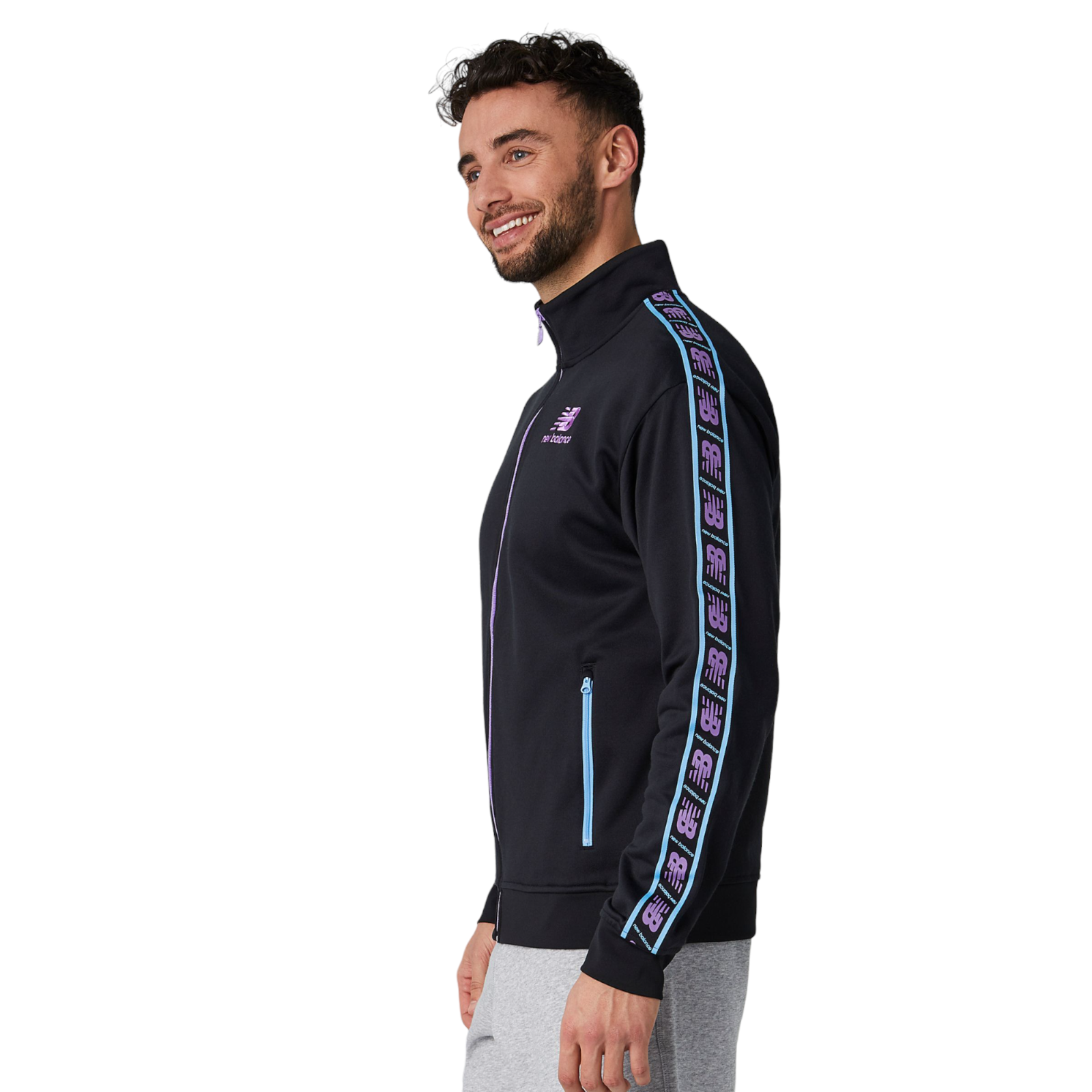 New Balance Athletics Tokyo Nights Track Jacket - Black - ViaductClothing -  -  