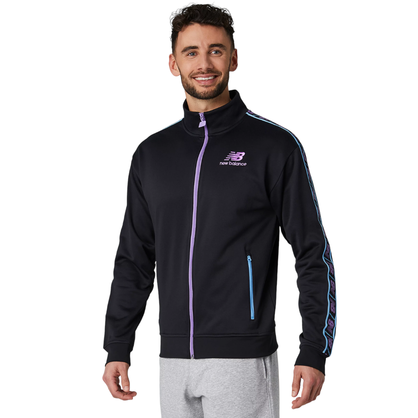 New Balance Athletics Tokyo Nights Track Jacket - Black - ViaductClothing -  -  