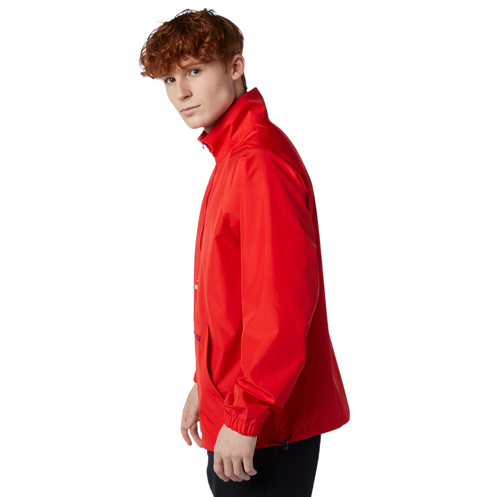 New Balance Essential Anorak Jacket Winbreaker - Red - ViaductClothing -  -  