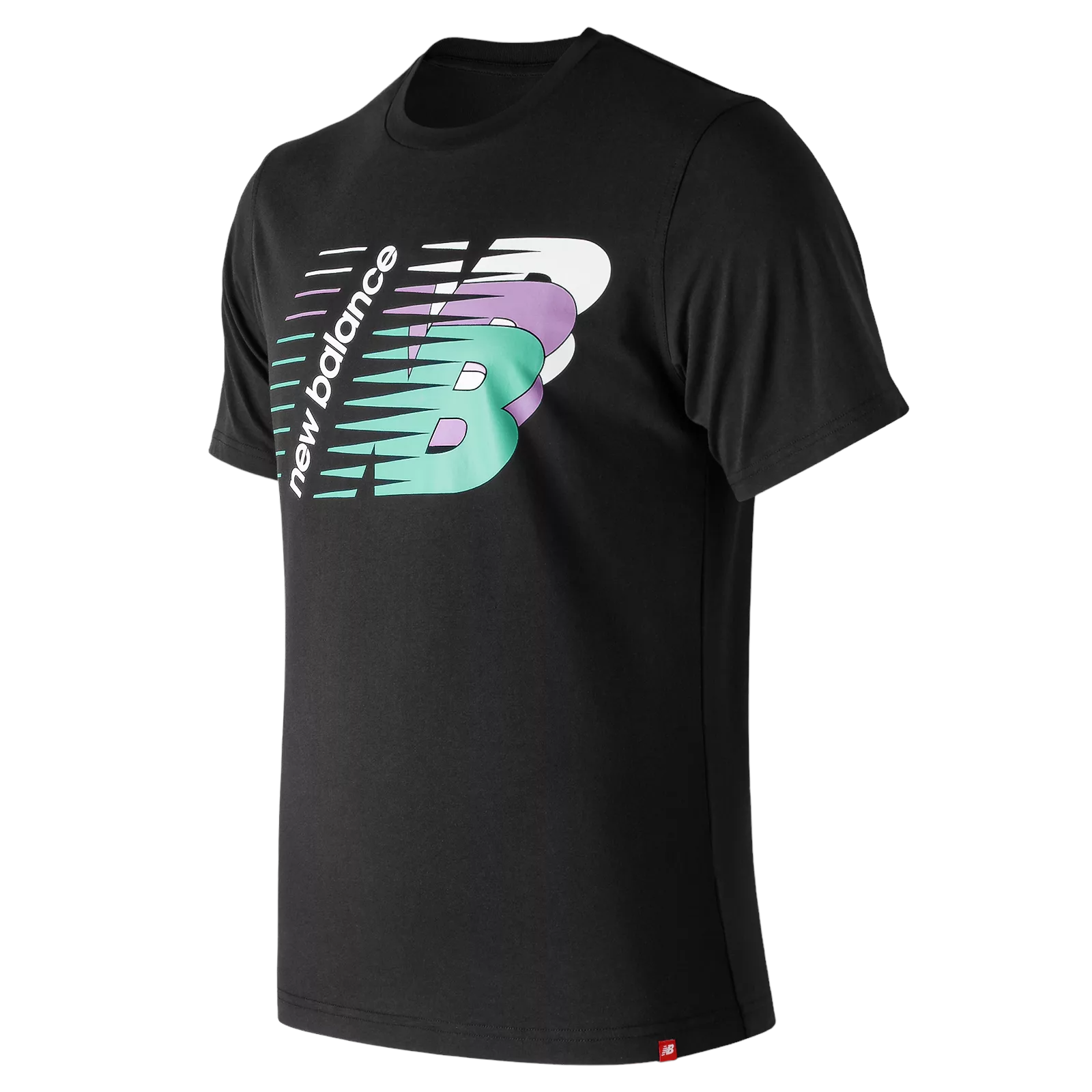 New Balance Essentials Three Ns Spellout Tee - Black - ViaductClothing -  -  