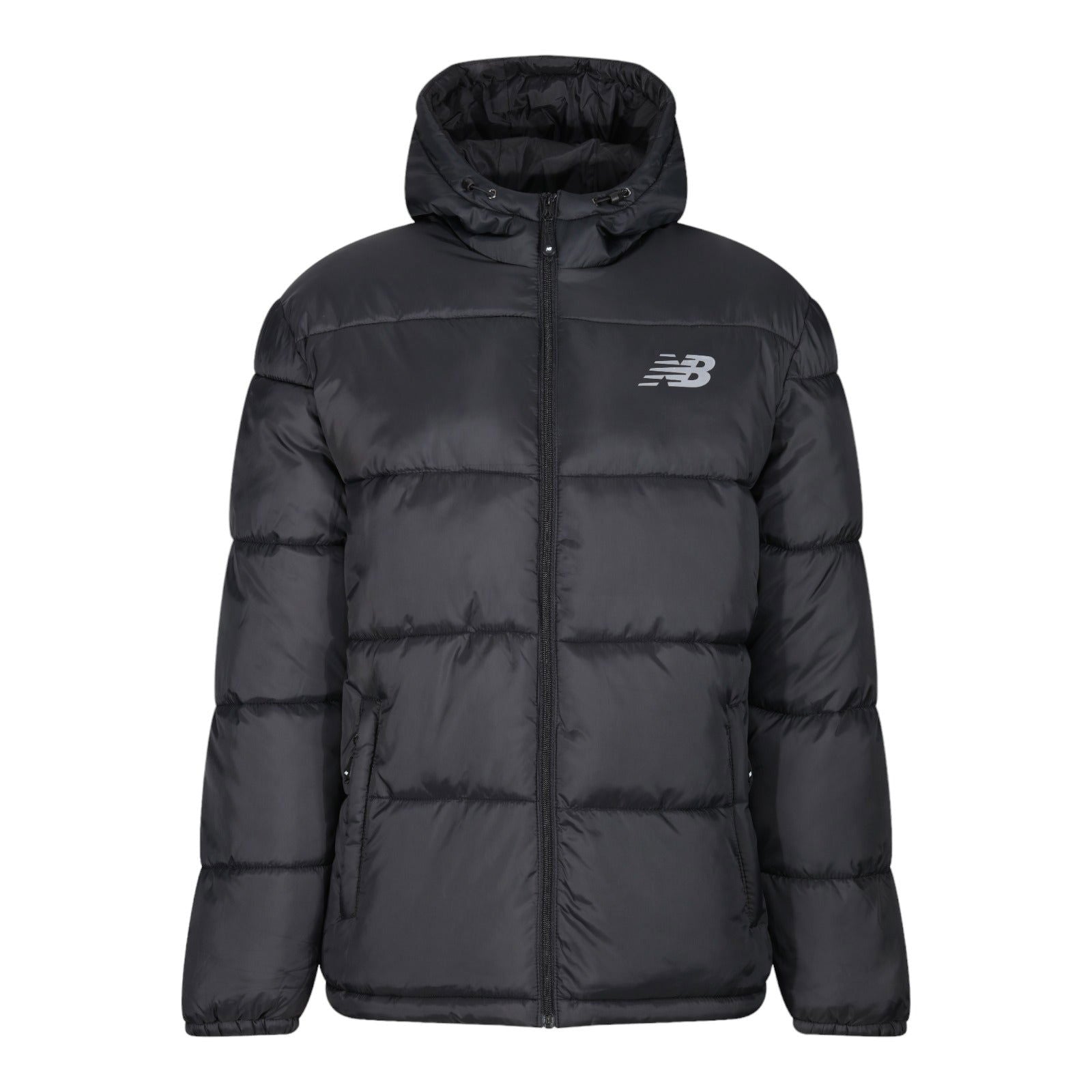 New Balance Long Puffer Jacket Coat - Black - ViaductClothing -  -  