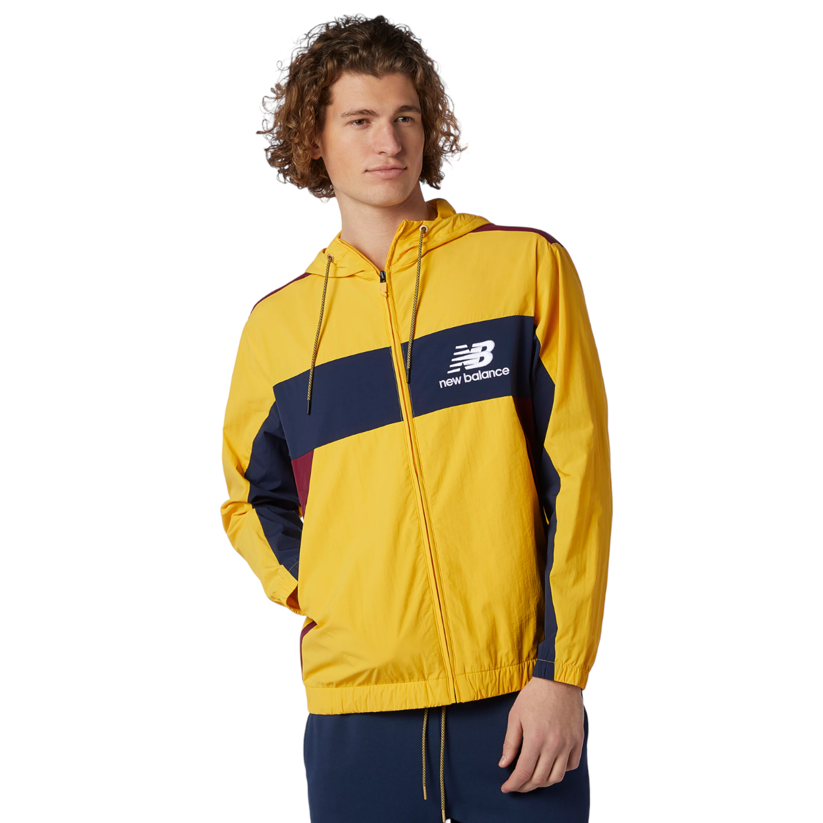 New Balance NB Athletics Higher Learning Windbreaker - Yellow - ViaductClothing -  -  