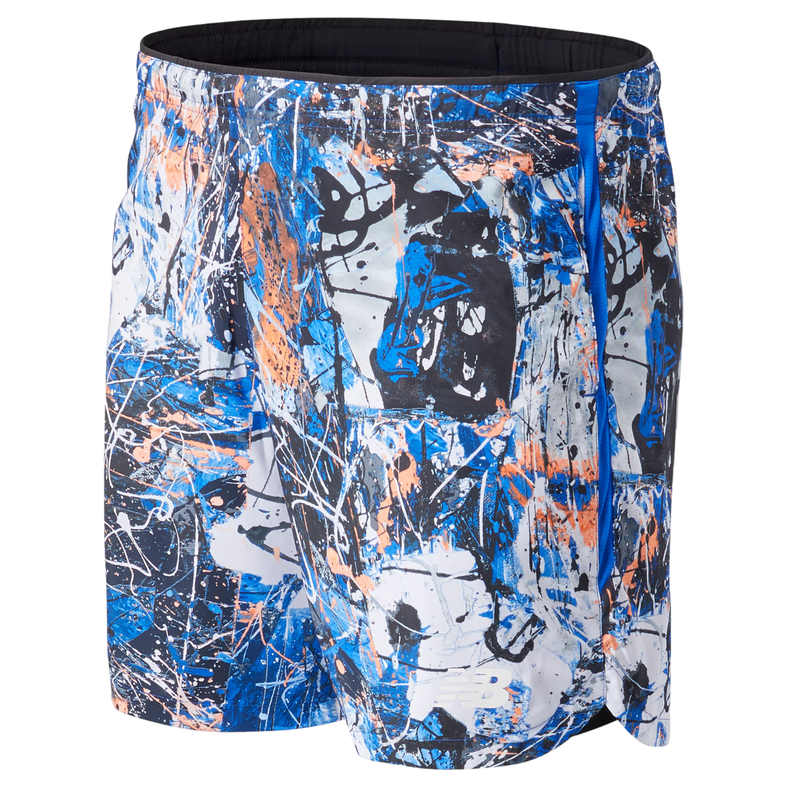 New Balance Printed Fast Flight 7 inch 2 In 1 Short - Blue - ViaductClothing -  -  