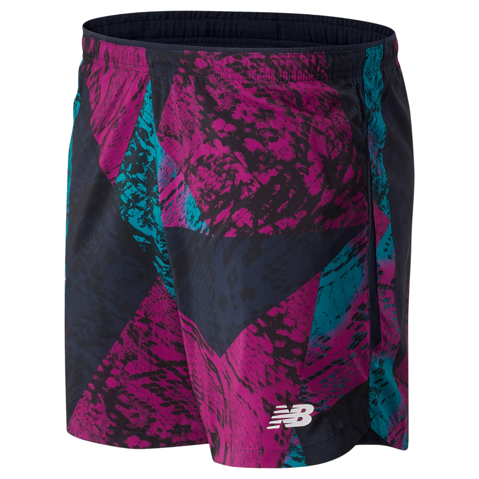 New Balance Printed Fast Flight 7 inch 2 In 1 Short - Jewel Pink - ViaductClothing -  -  