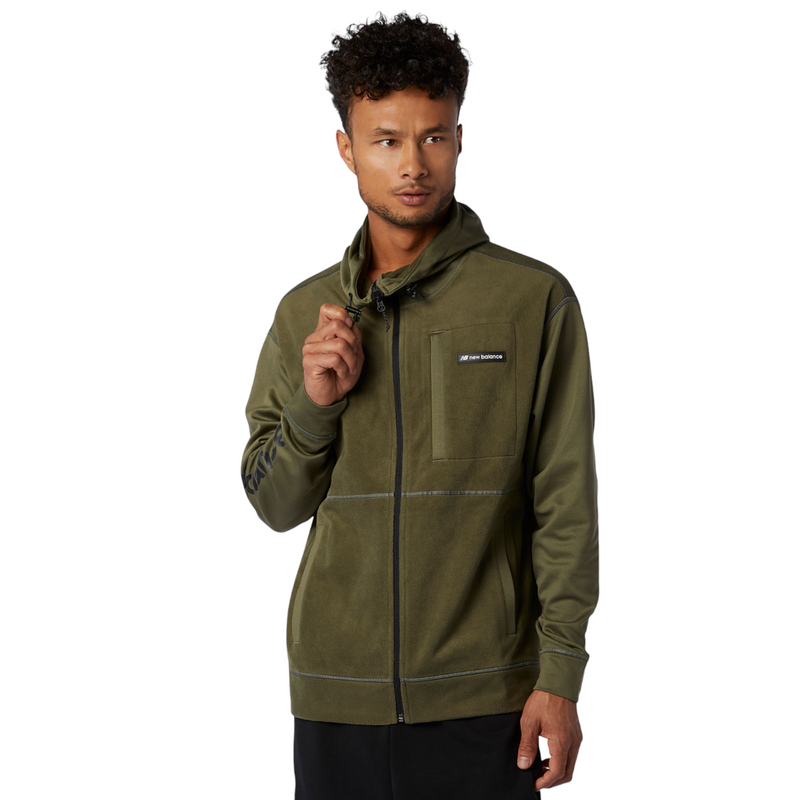 New Balance Sport Style Micro Fleece Jacket Green