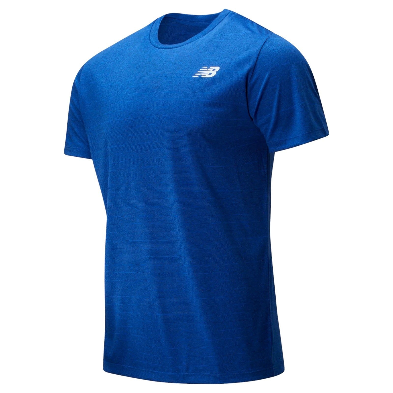 New Balance Sport Tech Athletic Gym Running T Shirt - Blue - ViaductClothing -  -  