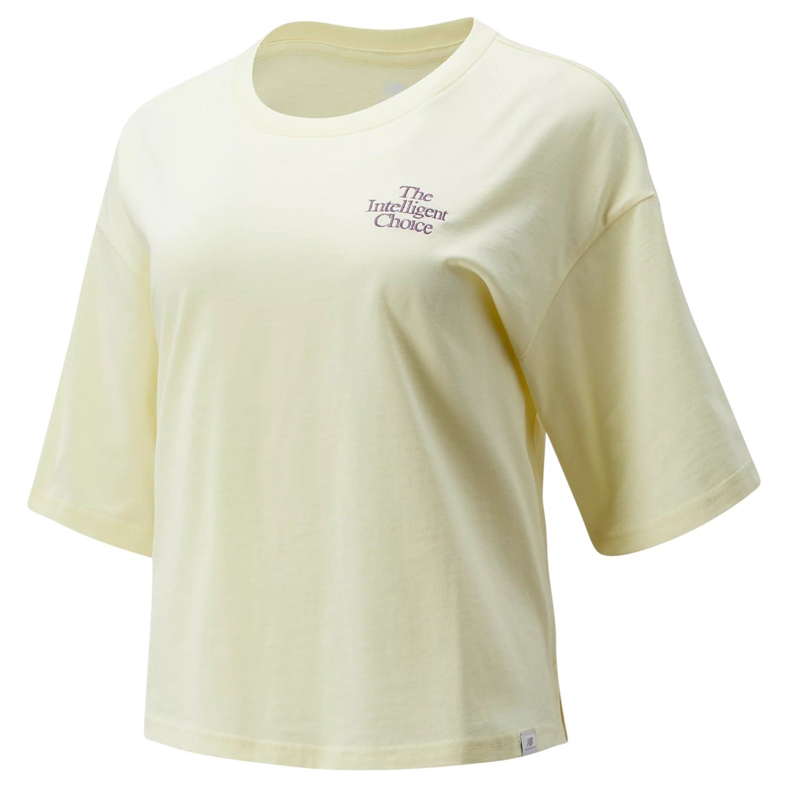 New Balance Womens Athletics Intelligent Choice Tee - Saturn Yellow - ViaductClothing -  -  