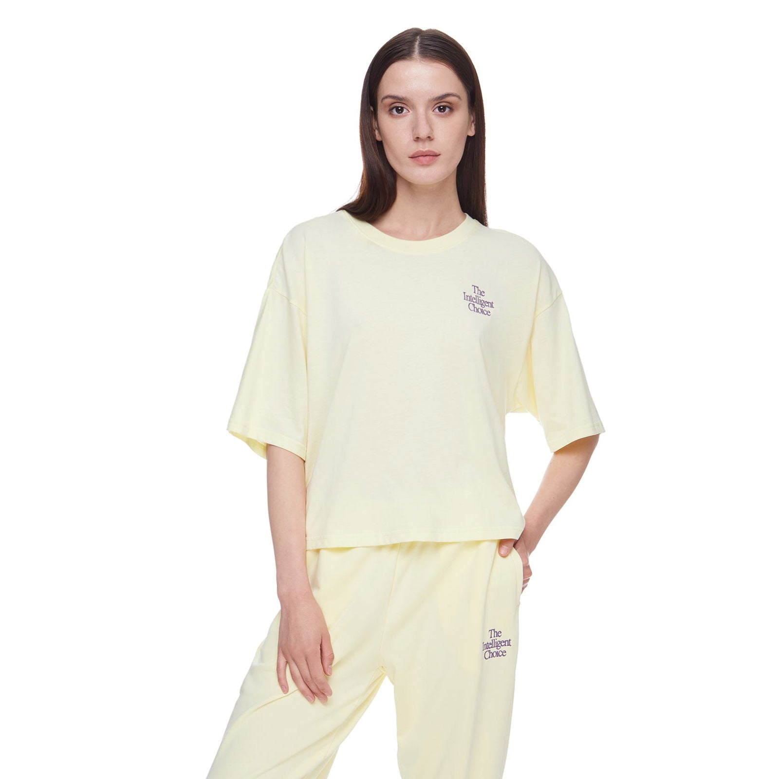 New Balance Womens Athletics Intelligent Choice Tee - Saturn Yellow - ViaductClothing -  -  