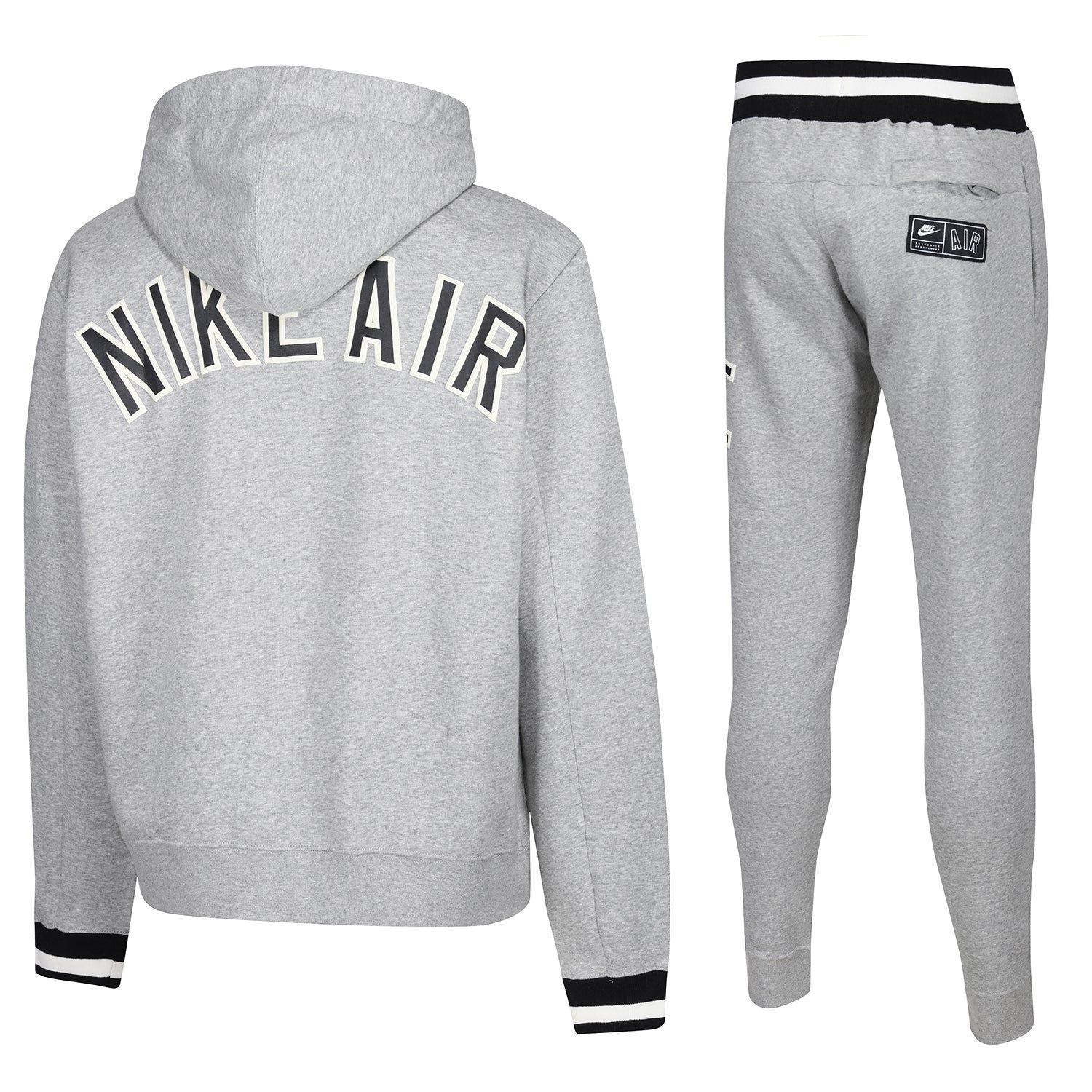 Nike Air Full Zip Fleece Varsity Tracksuit - Grey - ViaductClothing -  -  