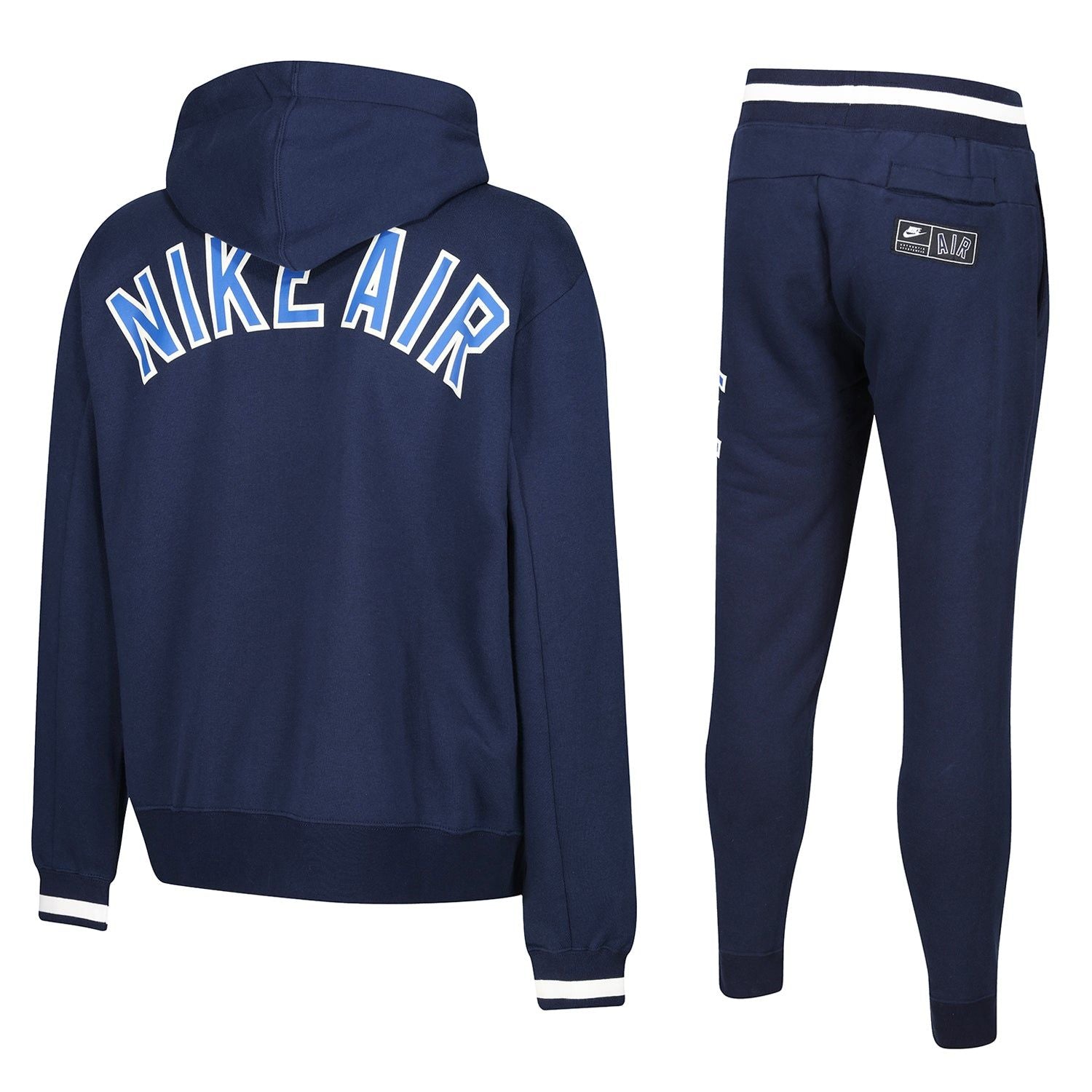 Nike Air Full Zip Fleece Varsity Tracksuit - Navy - ViaductClothing -  -  