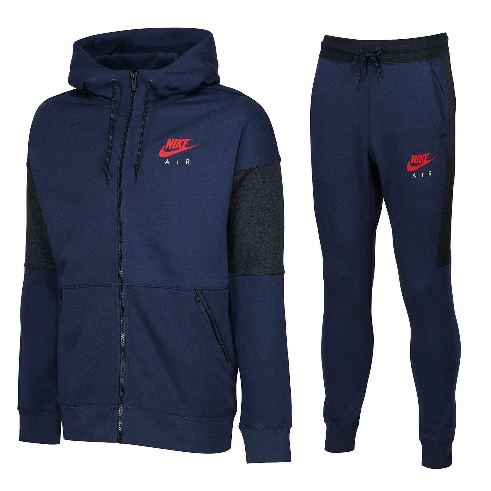 Nike Air NSW Full Zip Fleece Tracksuit - Navy - ViaductClothing -  -  