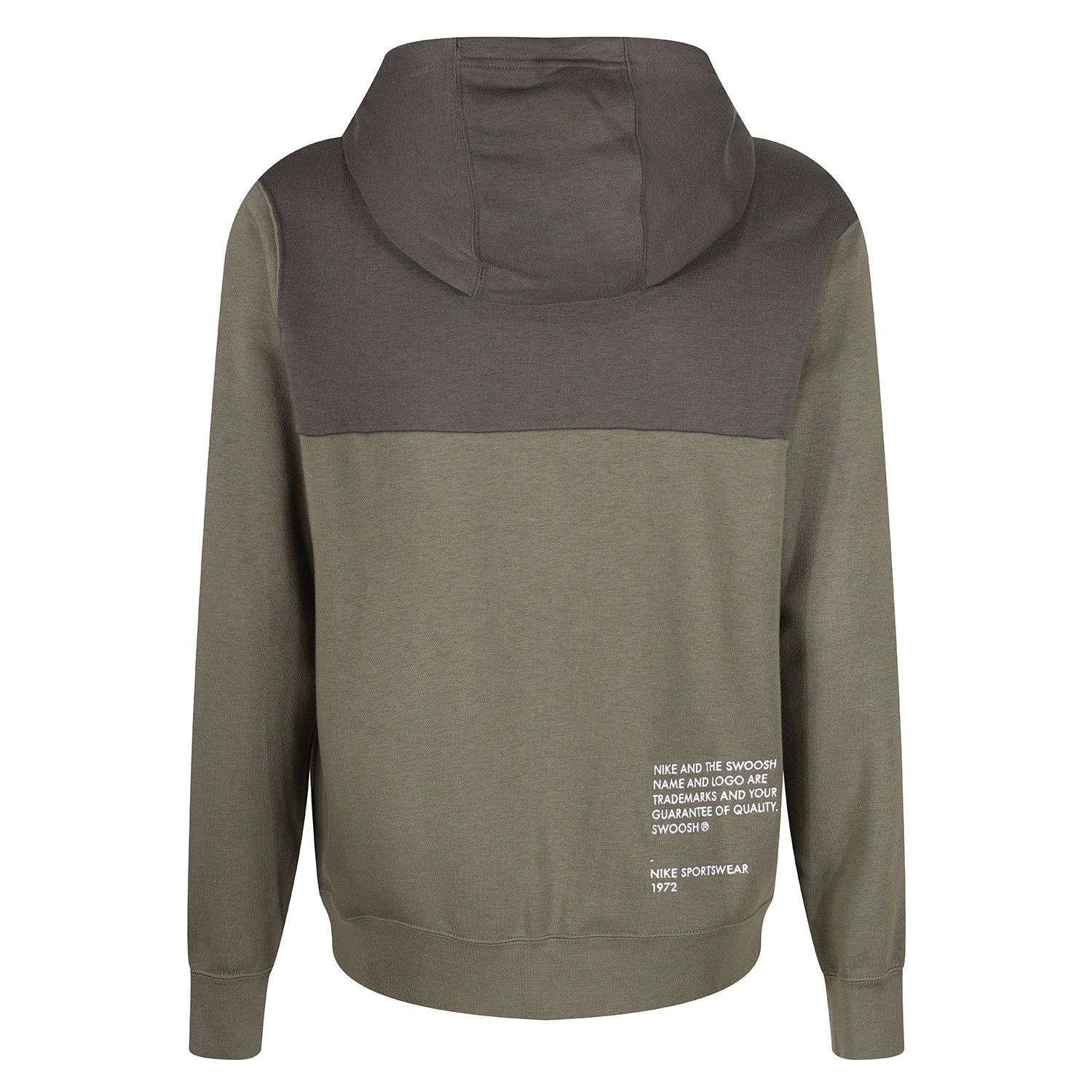 Nike NSW Swoosh Full ZIp Fleece Hoodie - Green - ViaductClothing -  -  