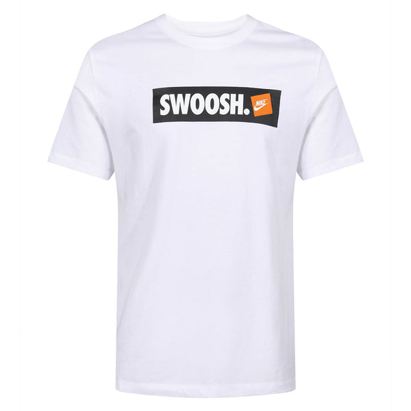 Nike Swoosh Box Logo Tee - White - ViaductClothing -  -  