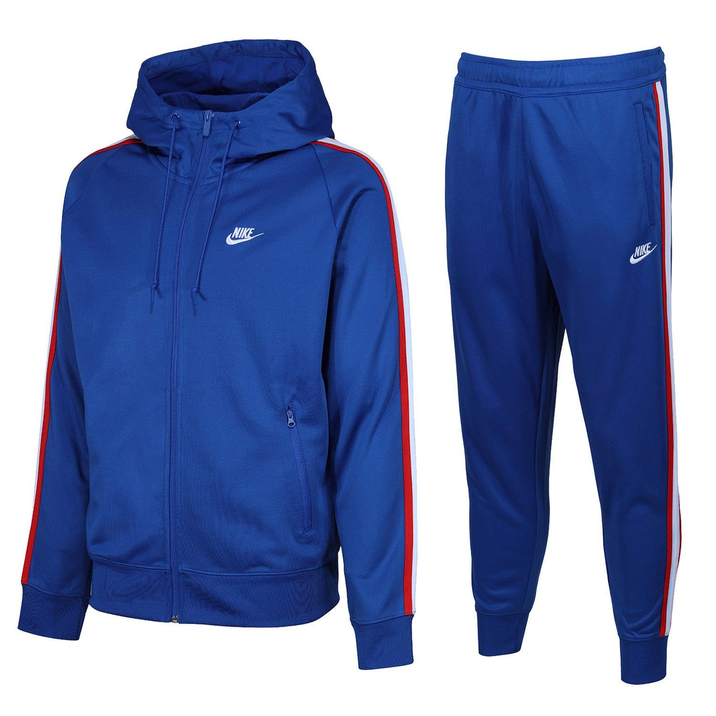 Nike Tribute Full ZIp Polyester Tracksuit Blue AR2242 480 AR2255 480 ViaductClothing