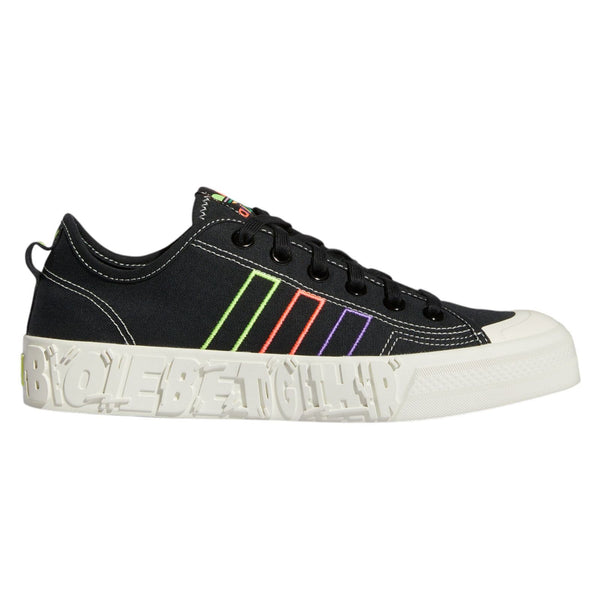 adidas Originals Nizza Pride Shoes Core Black Off White GX6391 ViaductClothing
