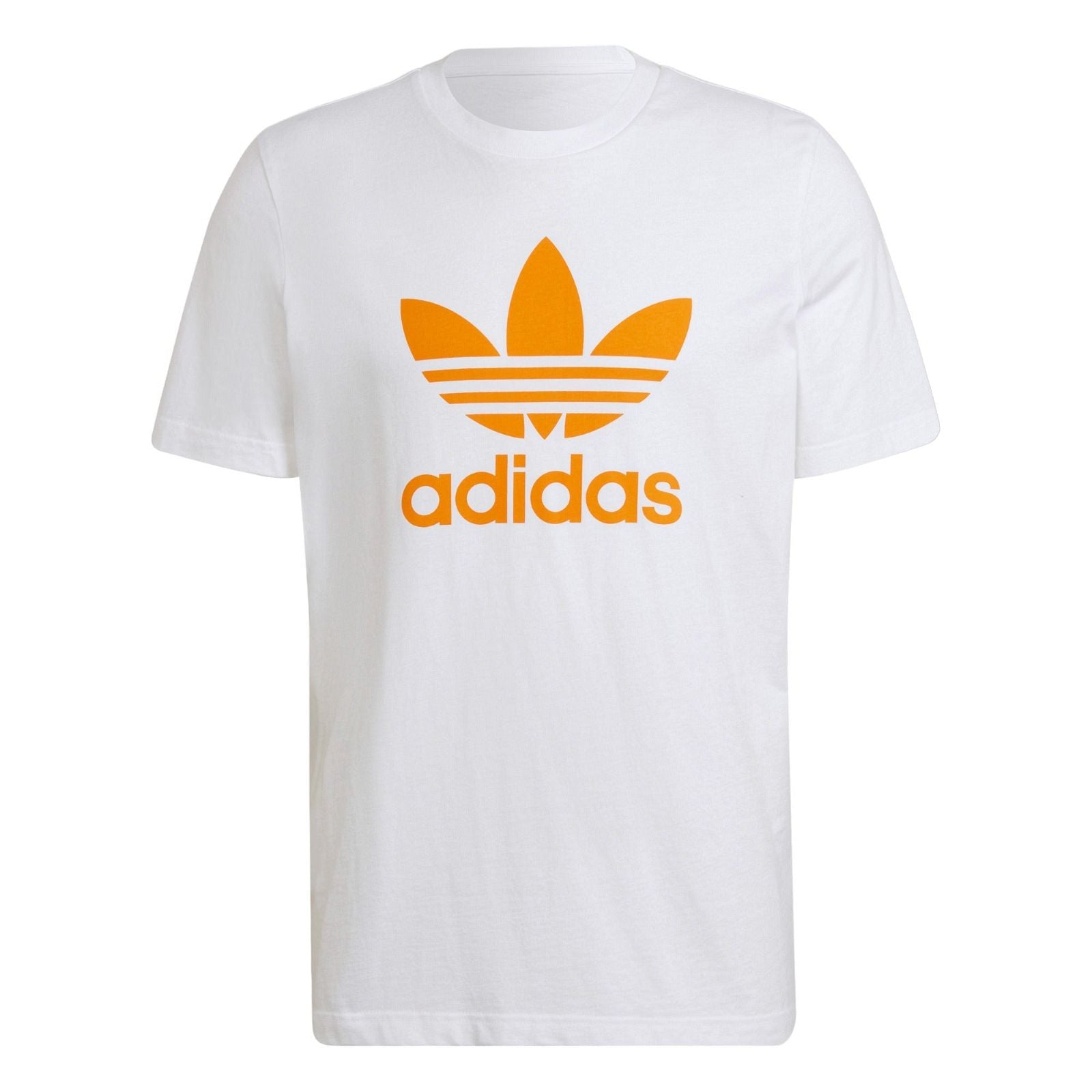 adidas Originals Adicolor Classics Trefoil Tee - White / Orange - ViaductClothing -  -  