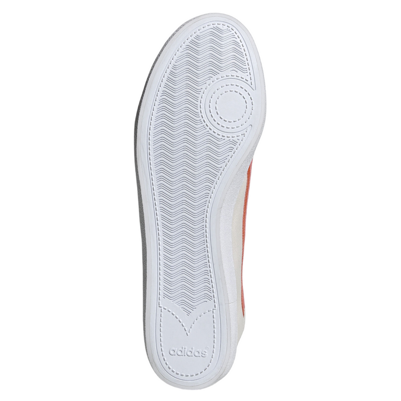 adidas Womens Courtflash X Shoes - Chalk White / Orange - ViaductClothing -  -  