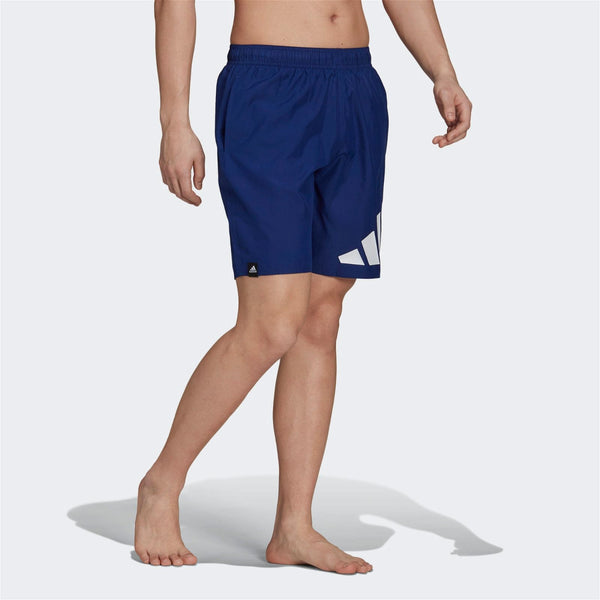 adidas Classic Logo Swim Swim Shorts - Victory Blue / Orbit Violet - ViaductClothing -  -  