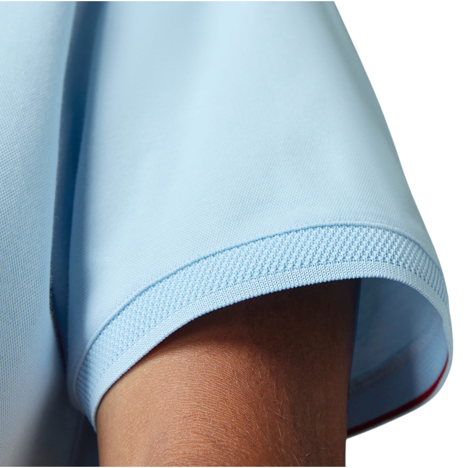 adidas Originals Twistknit Trefoil Polo Shirt - Clear Sky Blue