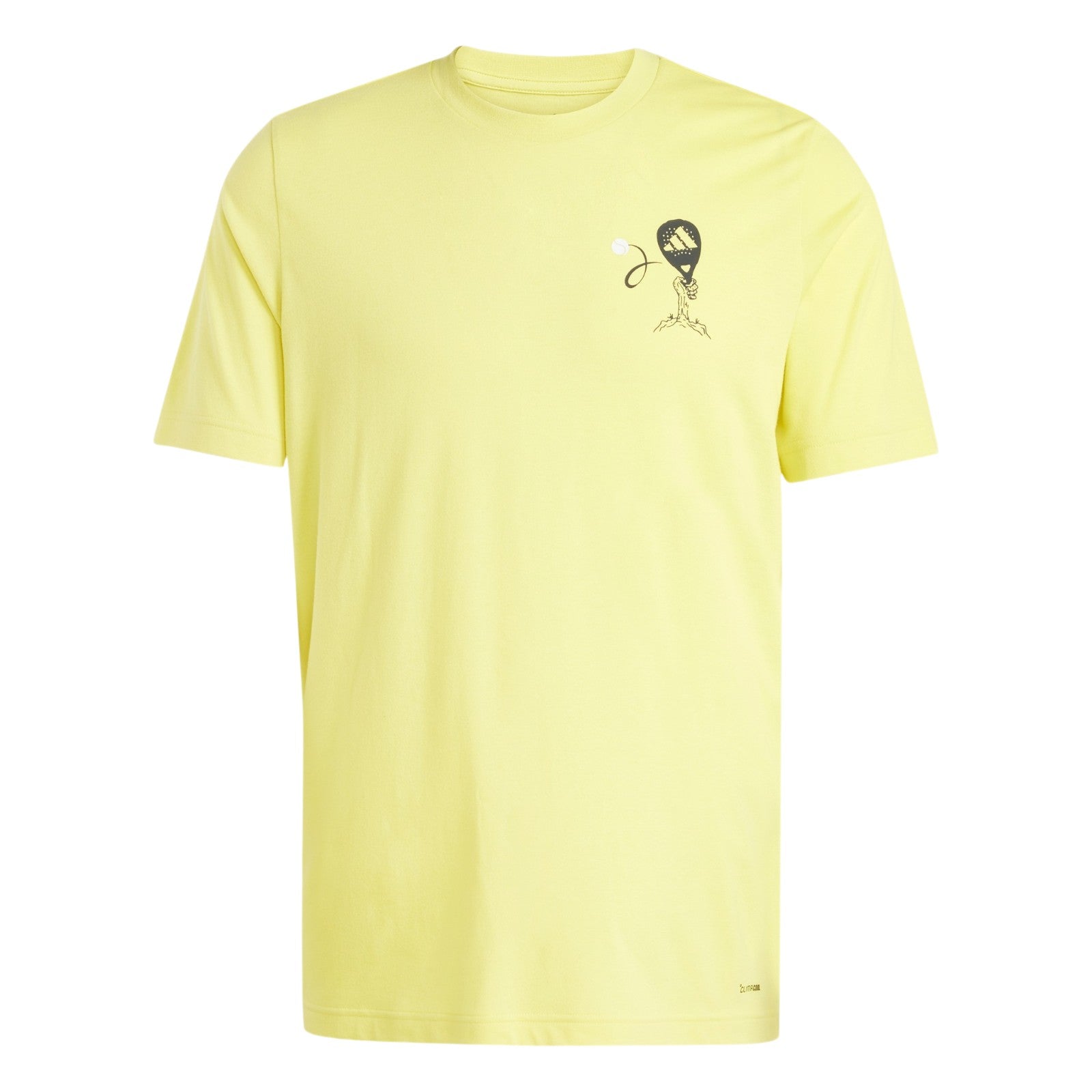 adidas Men's Padel Zone Graphic CLIMACOOL T-Shirt - Yellow