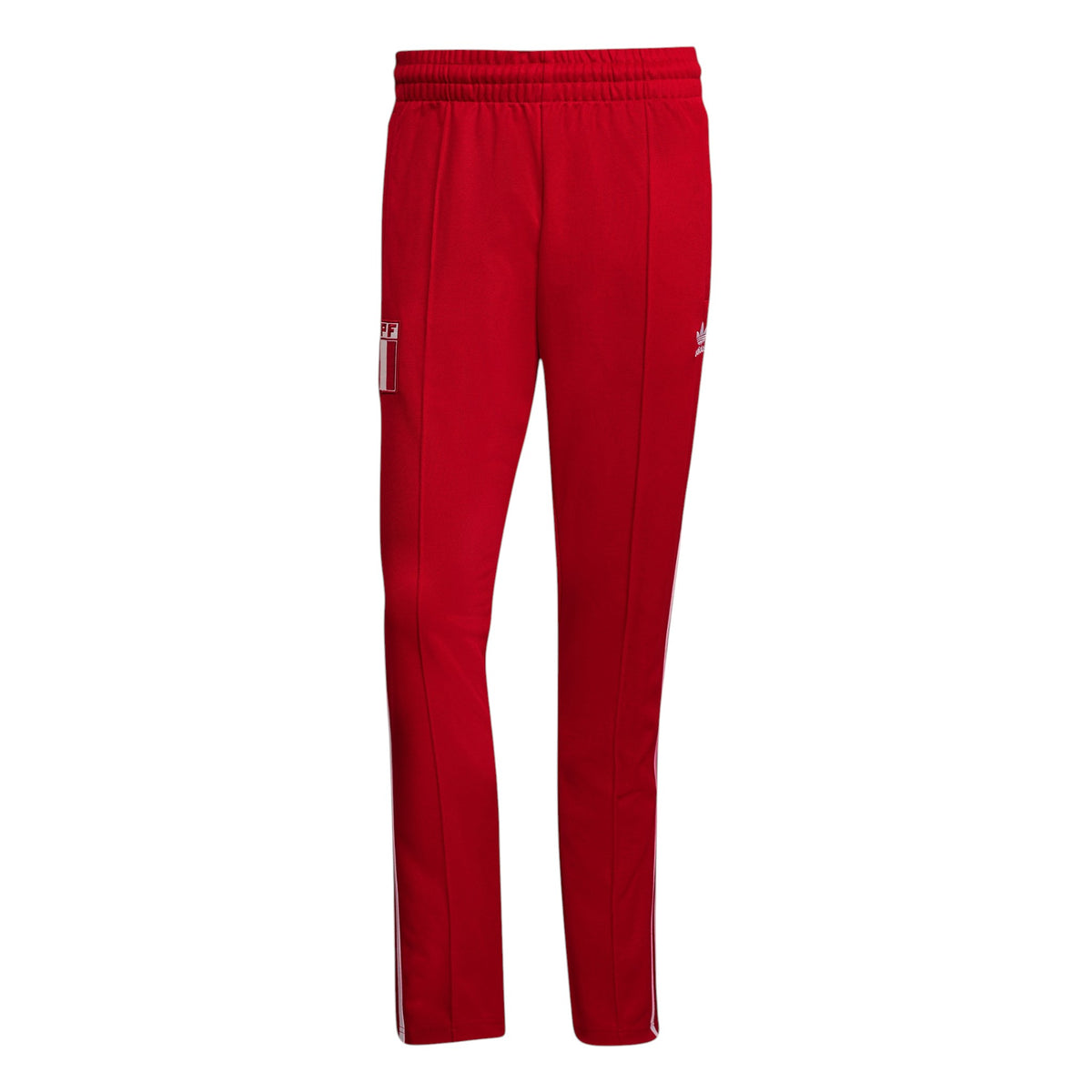 adidas Originals Peru Retro Football Track Pants Red - Garment detail
