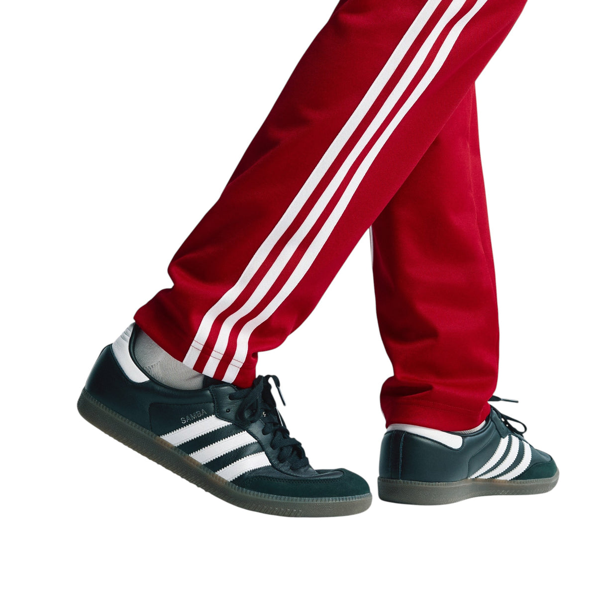 adidas Originals Peru Retro Football Track Pants Red - Model view 6