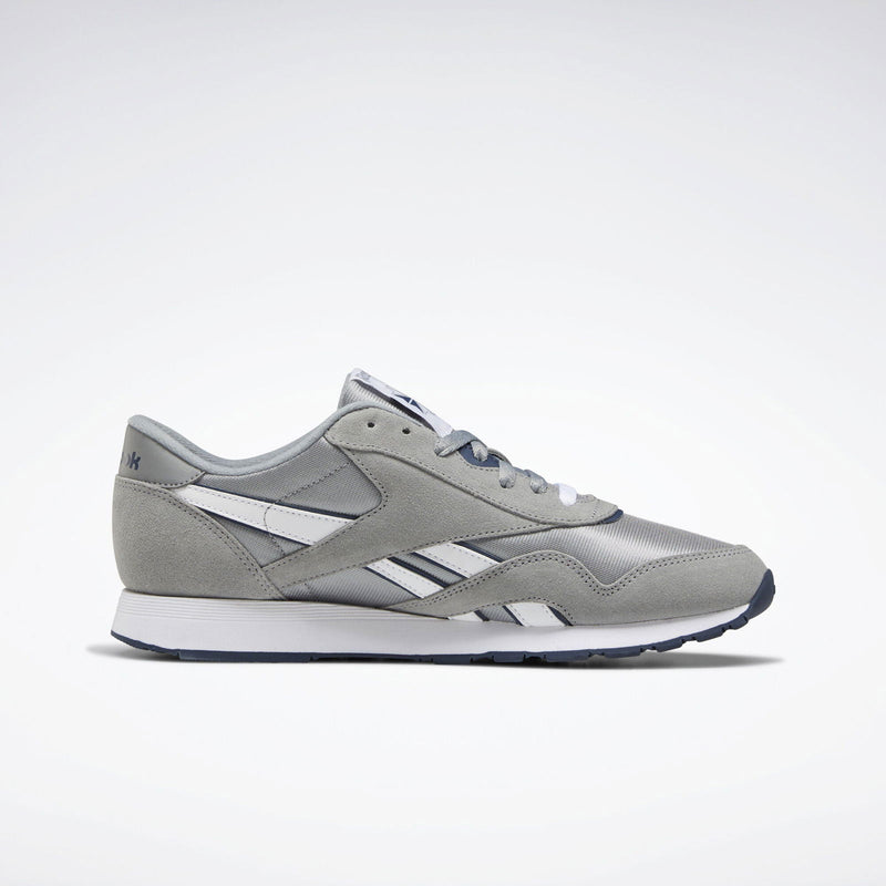 Reebok Unisex Classic Nylon Shoes -Grey/Platinum - ViaductClothing -  -  