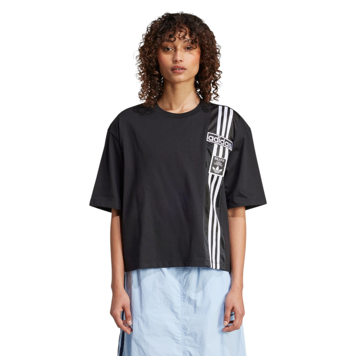 adidas Originals Women's Adibreak Crop Tee - Black